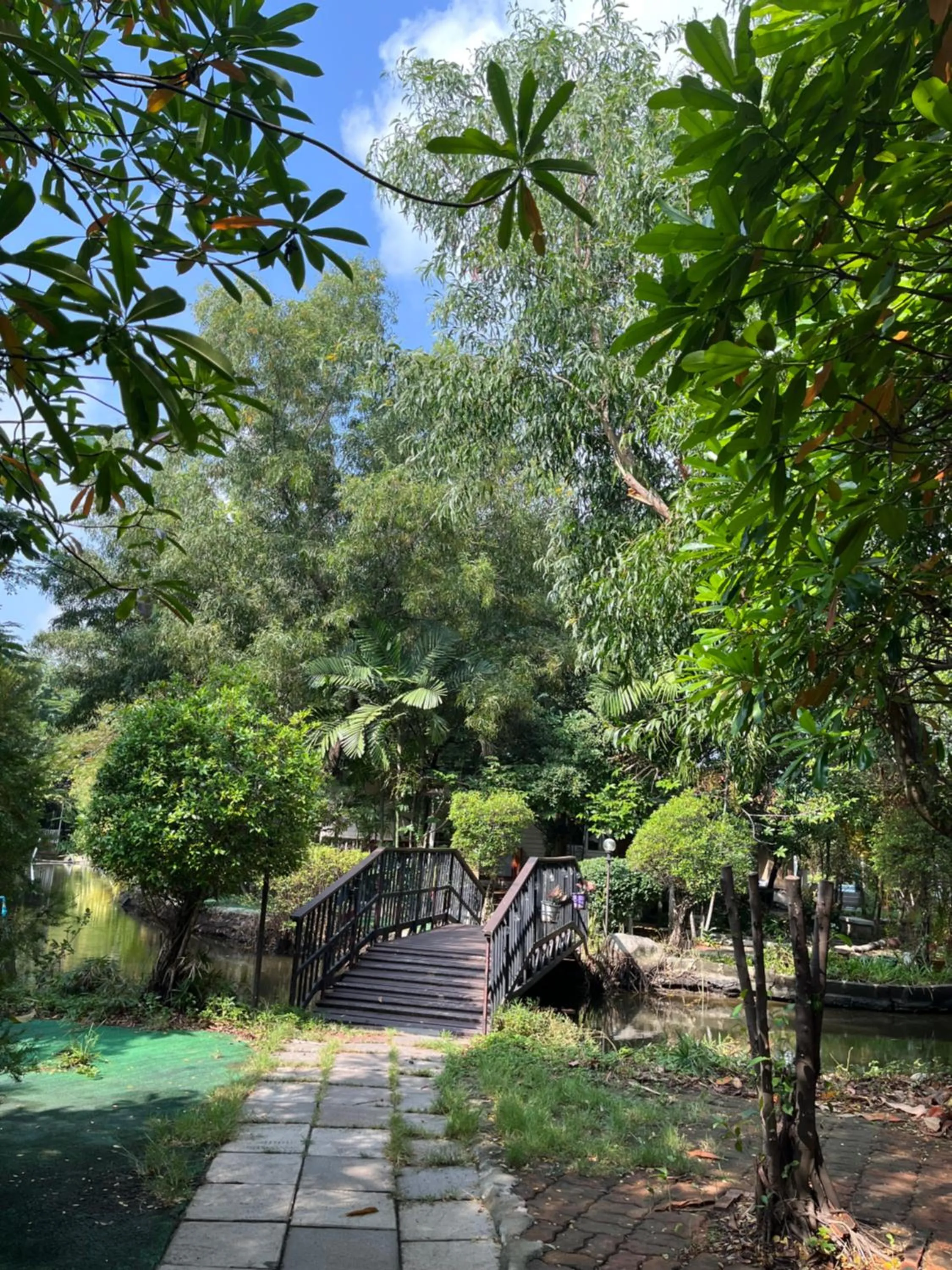 Natural landscape in Sripiamsuk Resort Bangkok