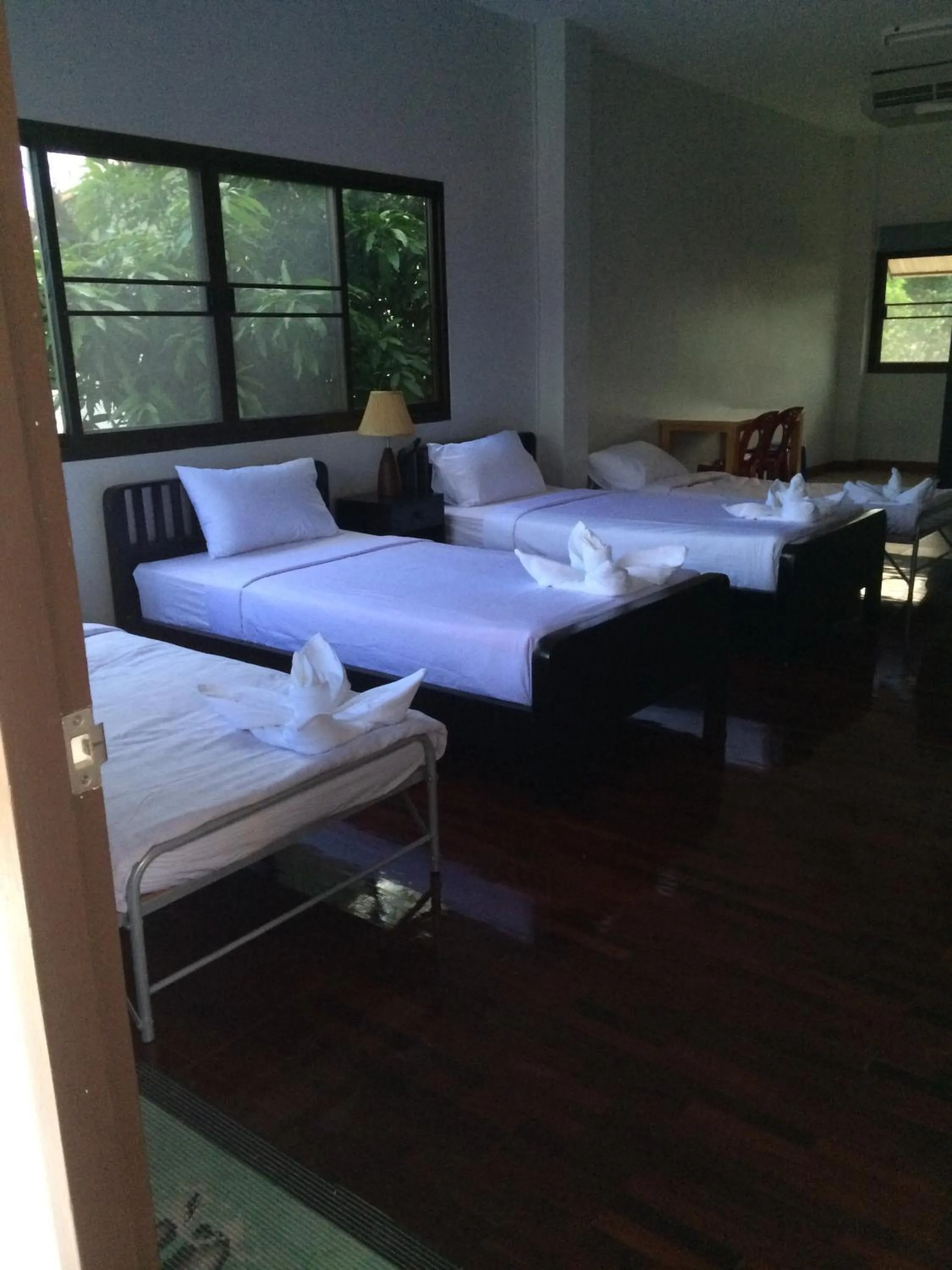 Bed in Sripiamsuk Resort Bangkok