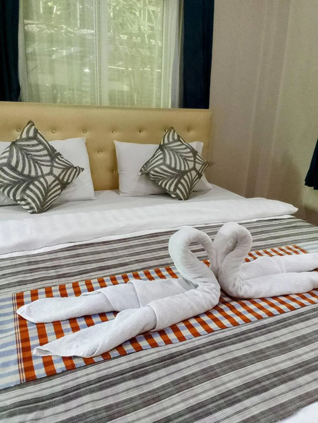 Bed in Sripiamsuk Resort Bangkok