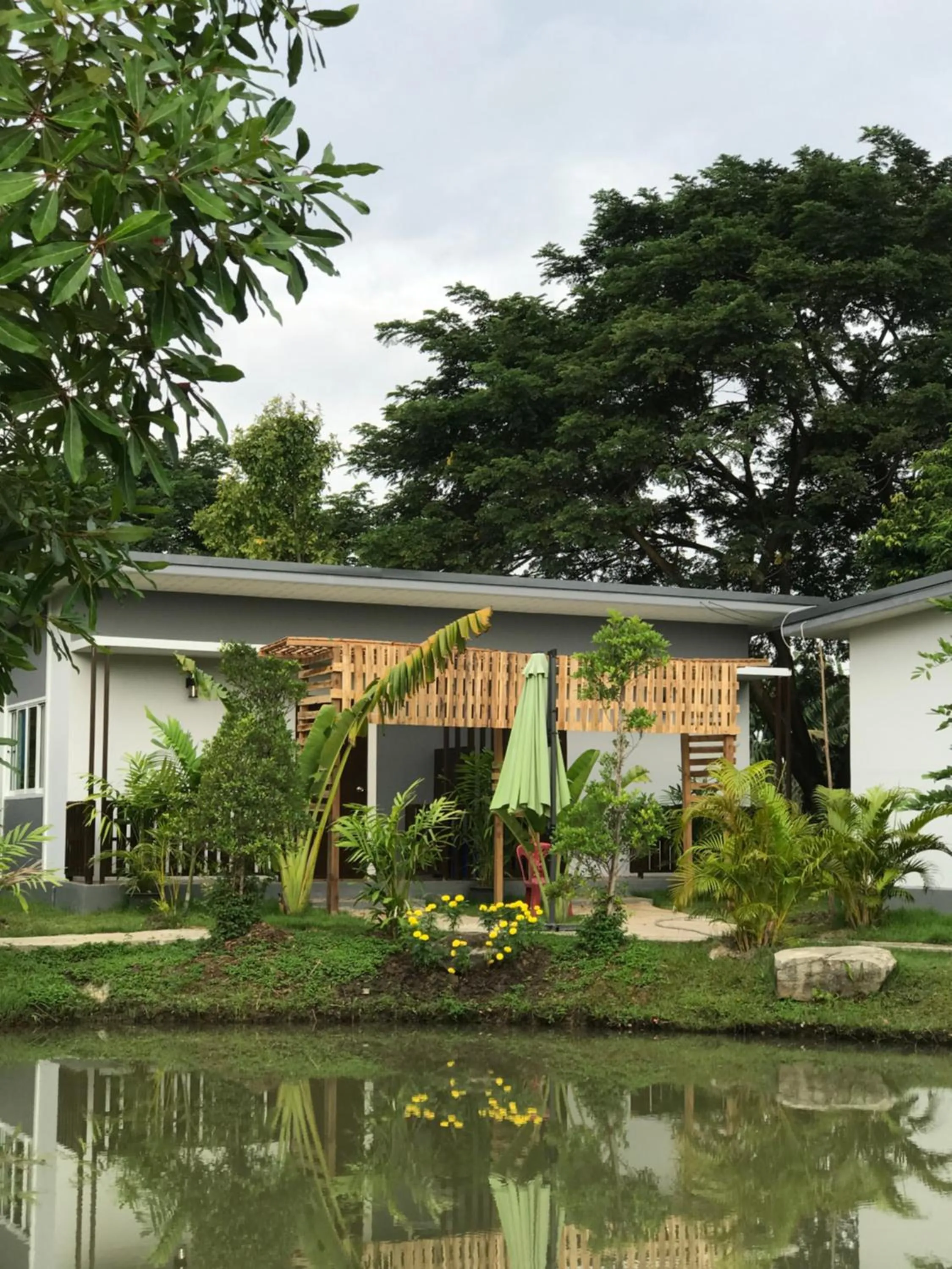 Natural landscape in Sripiamsuk Resort Bangkok
