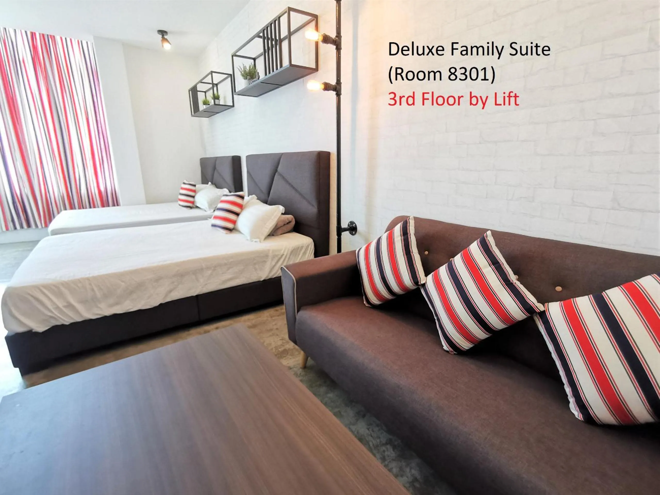 Bed in Mwv Family Suite Room