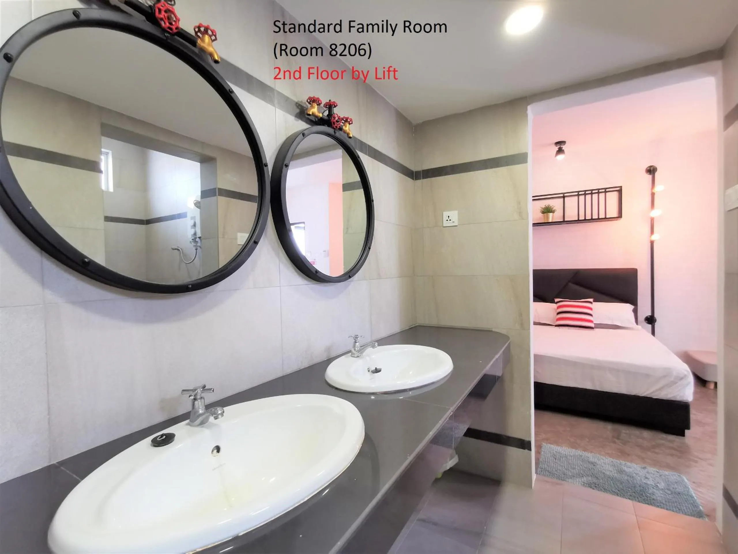 Bed in Mwv Family Suite Room