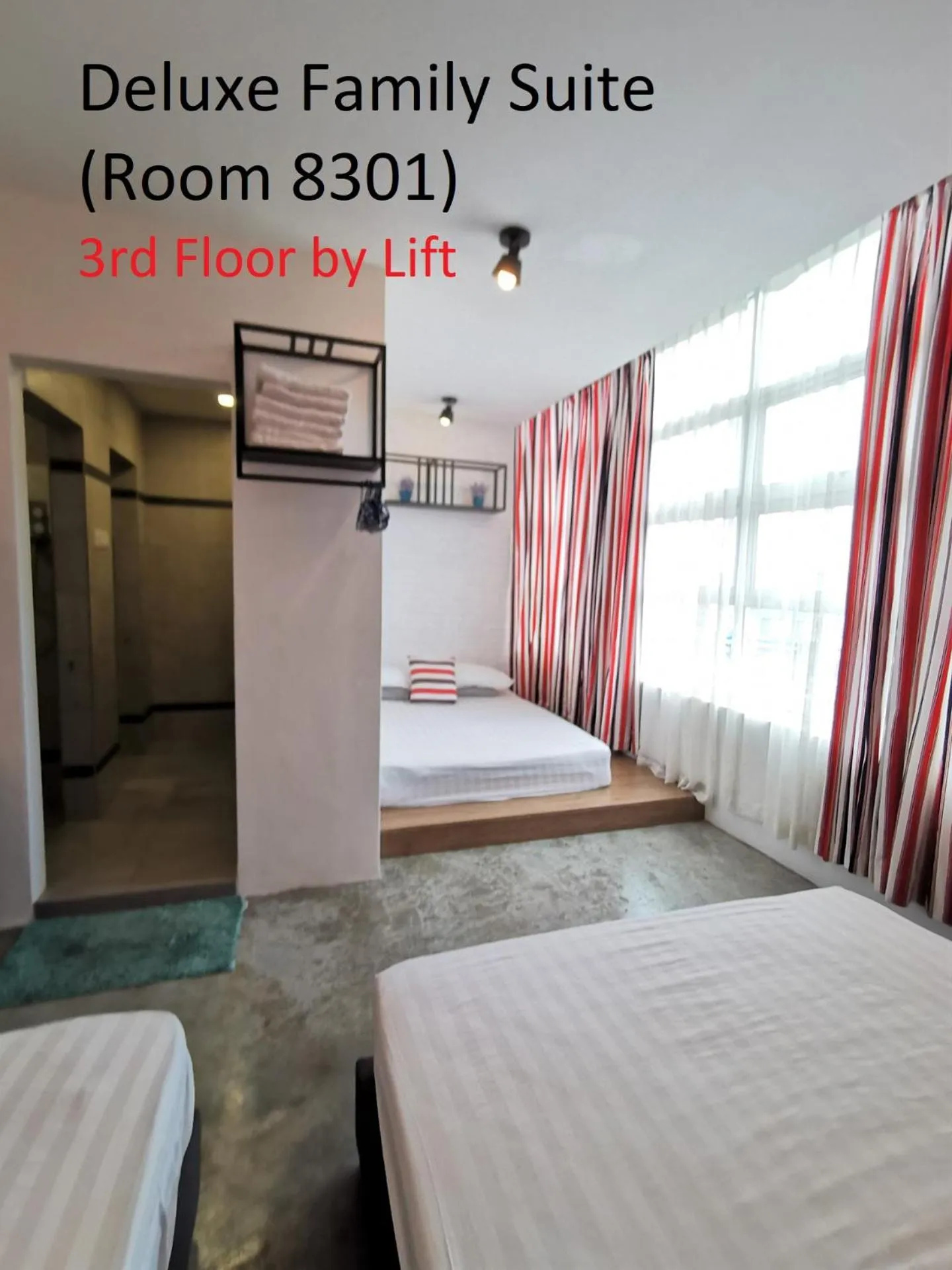 Bed in Mwv Family Suite Room