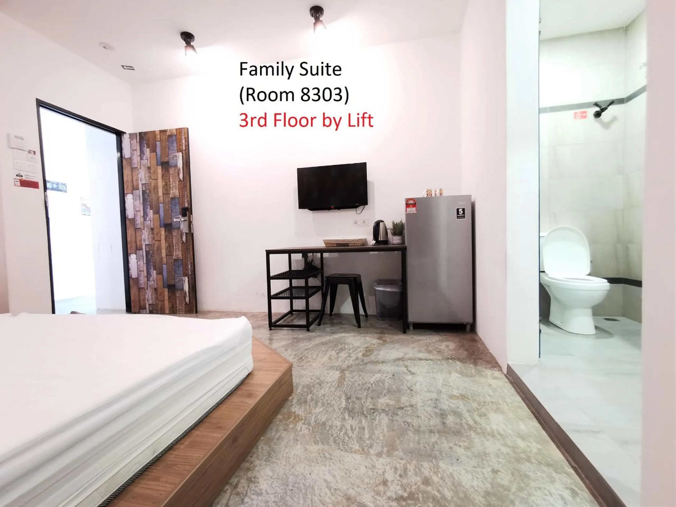 Bed in Mwv Family Suite Room