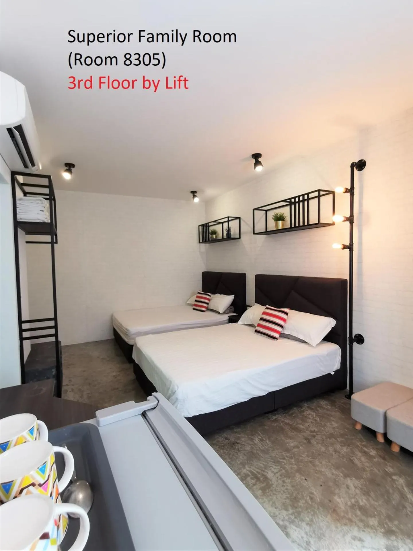 Bed in Mwv Family Suite Room