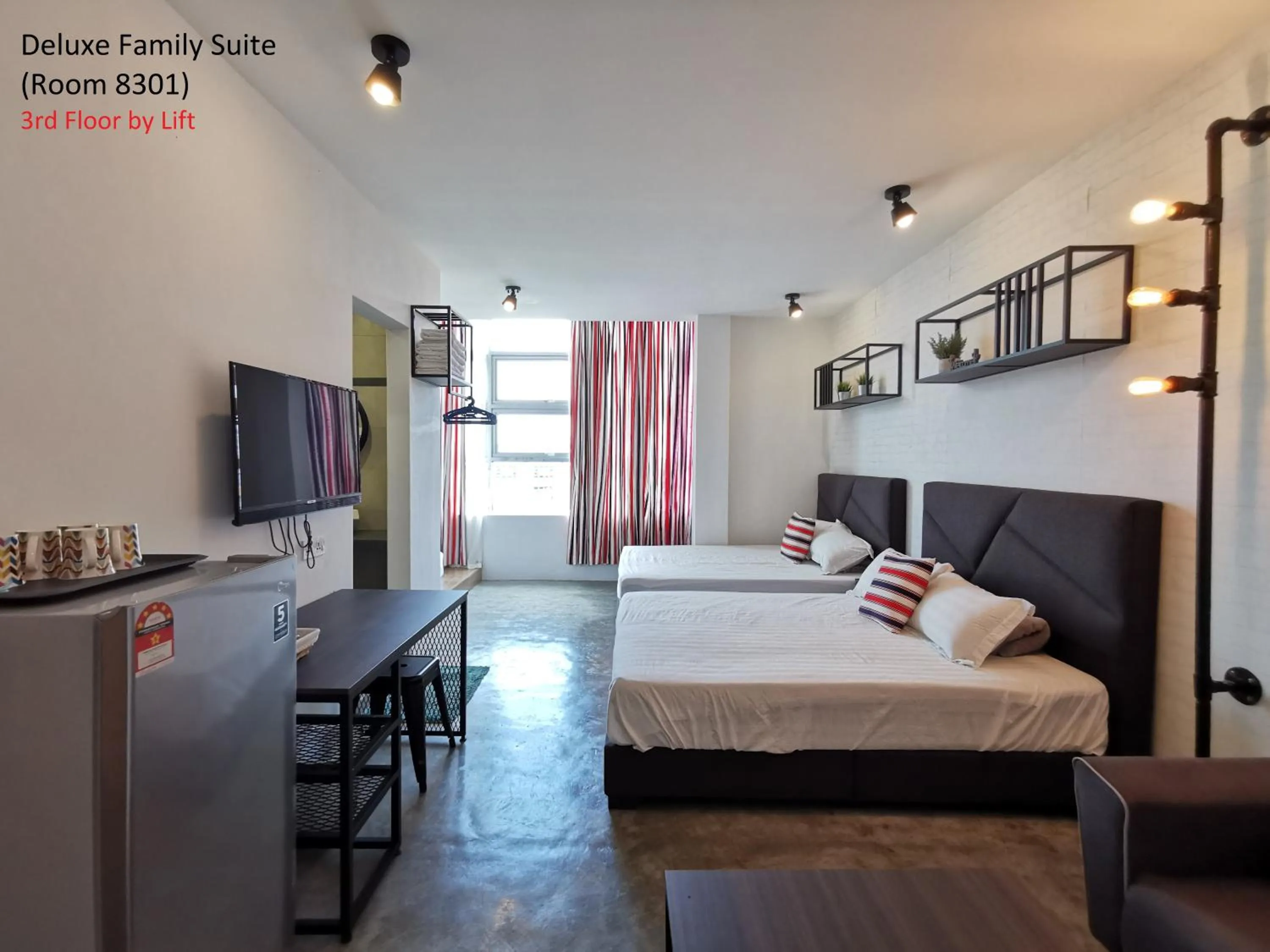 Bed in Mwv Family Suite Room