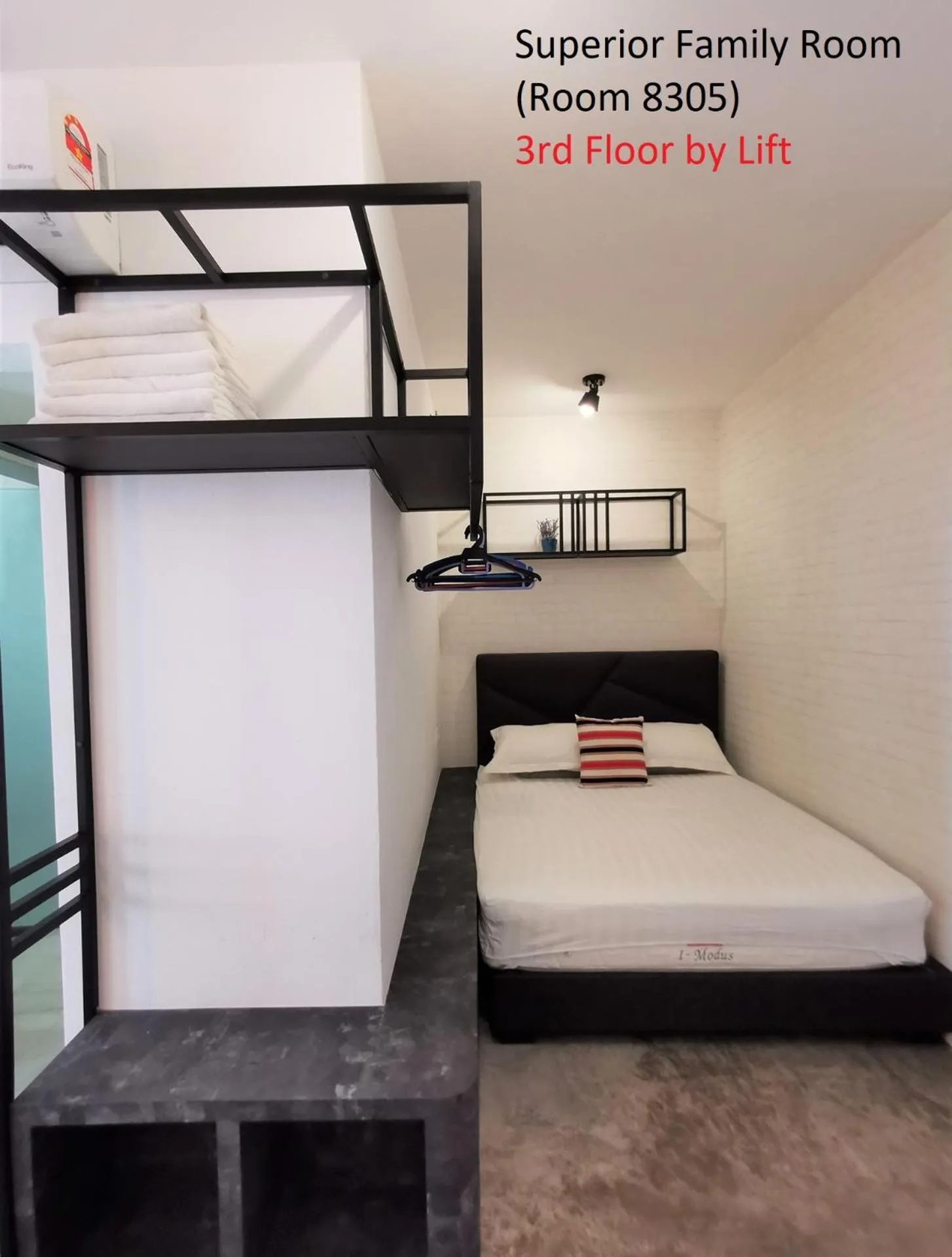 Bed in Mwv Family Suite Room