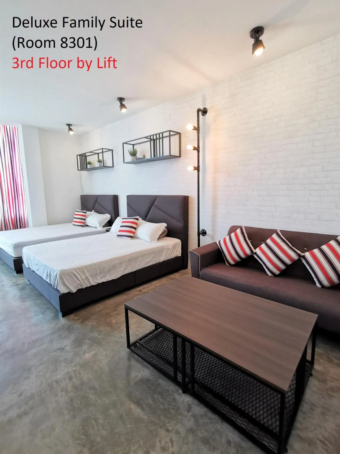 Bed in Mwv Family Suite Room