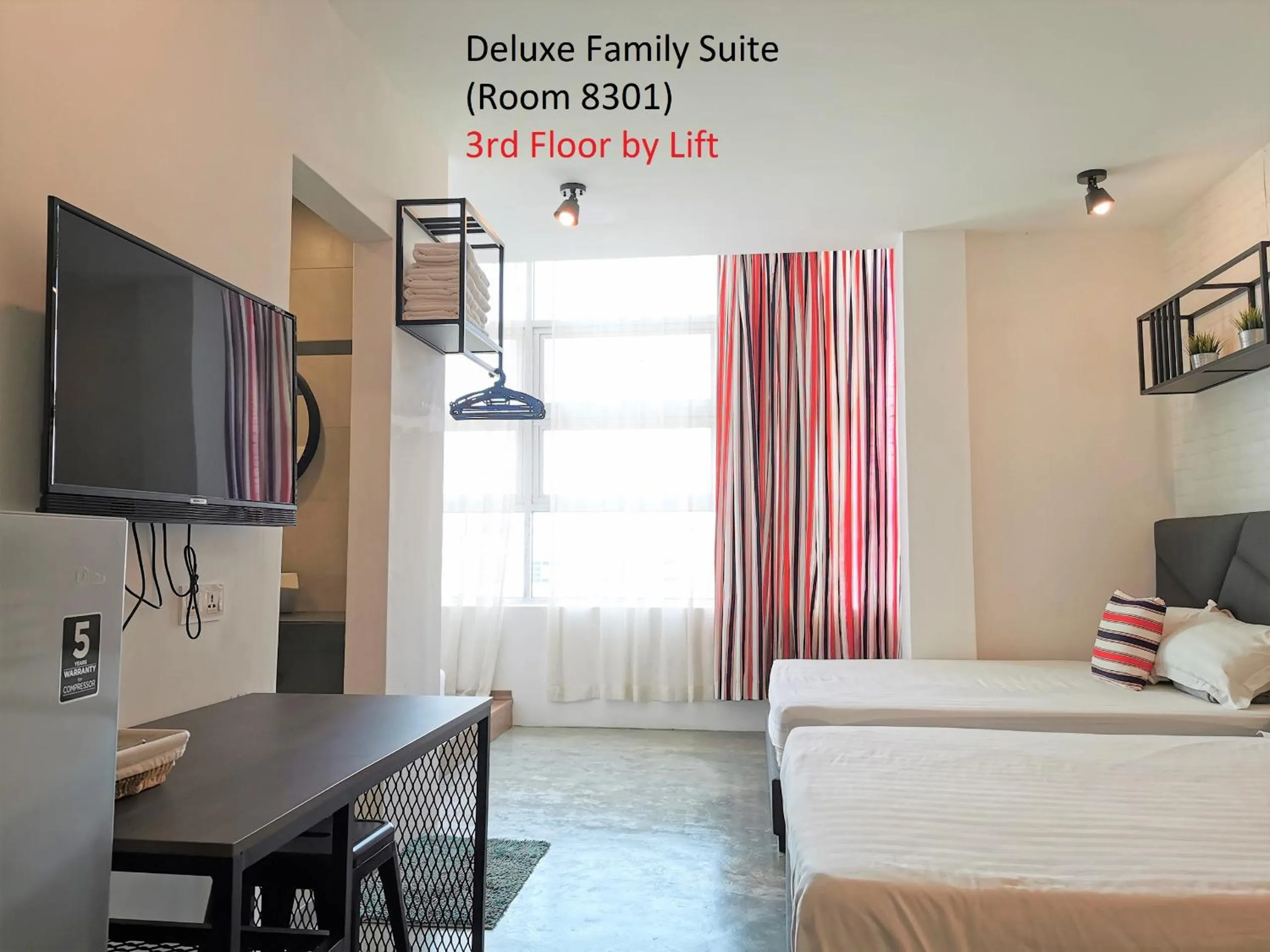 Bed in Mwv Family Suite Room