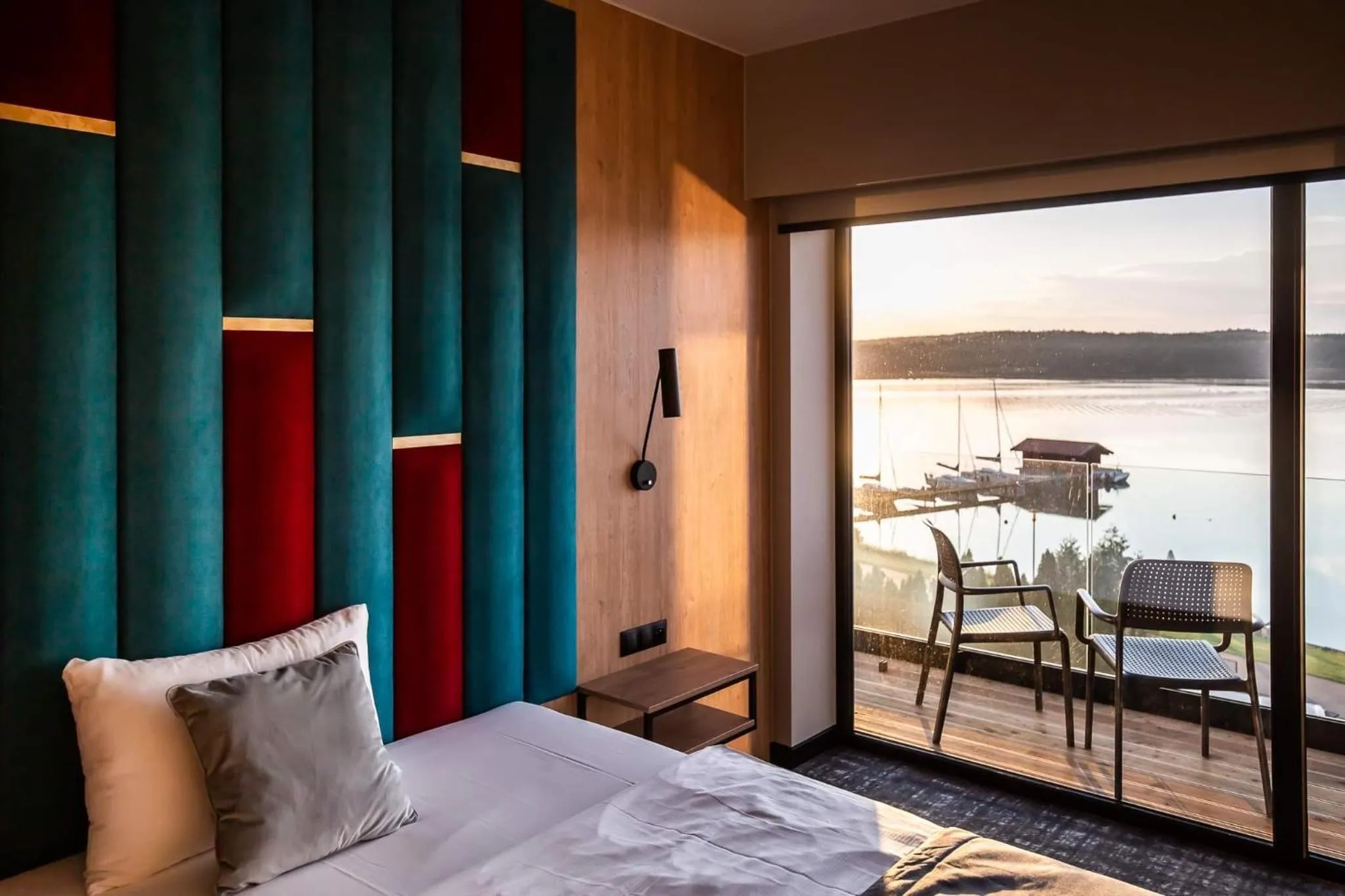 Balcony/Terrace, Bed in OTTON-Charzykowy Bed&Restaurant