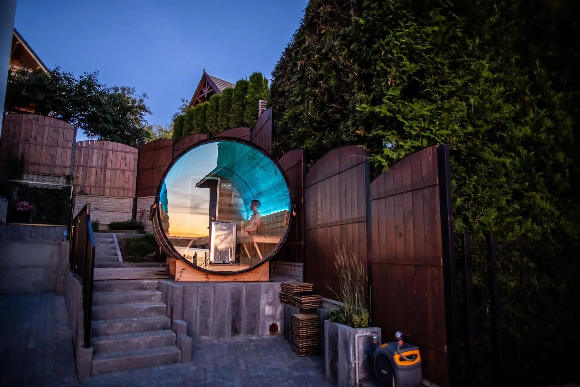 Sauna in OTTON-Charzykowy Bed&Restaurant