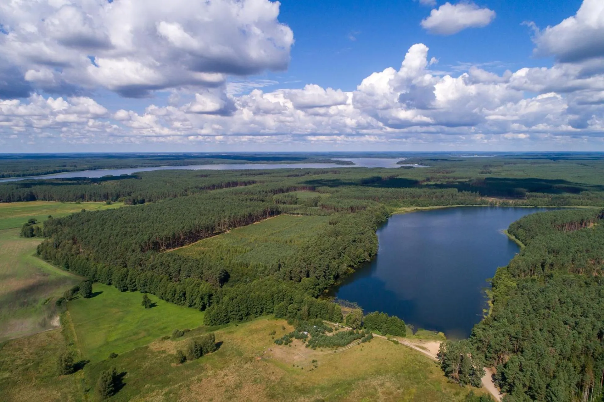 Natural landscape in OTTON-Charzykowy Bed&Restaurant
