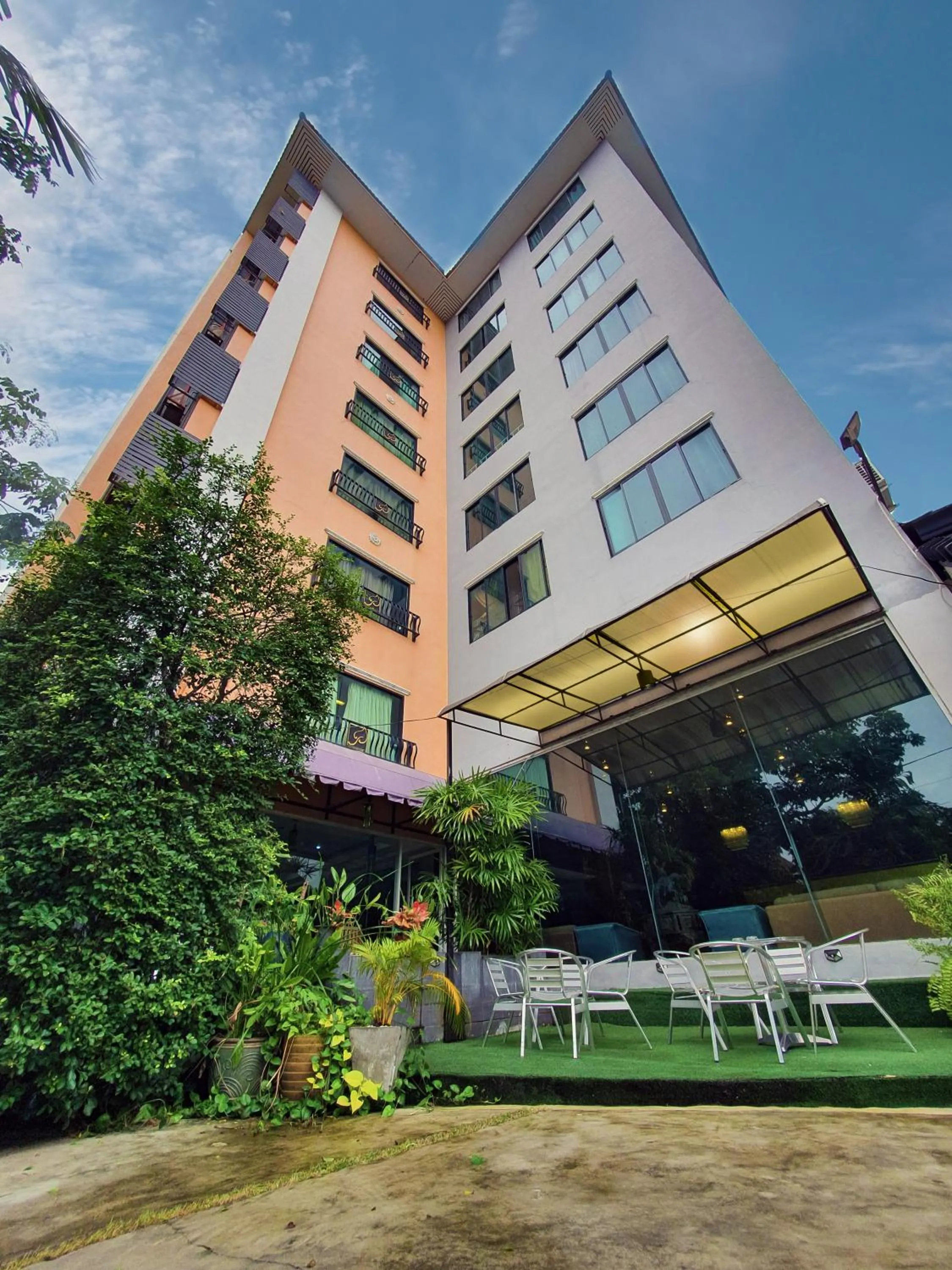 Property building in The Wing Design Hotel