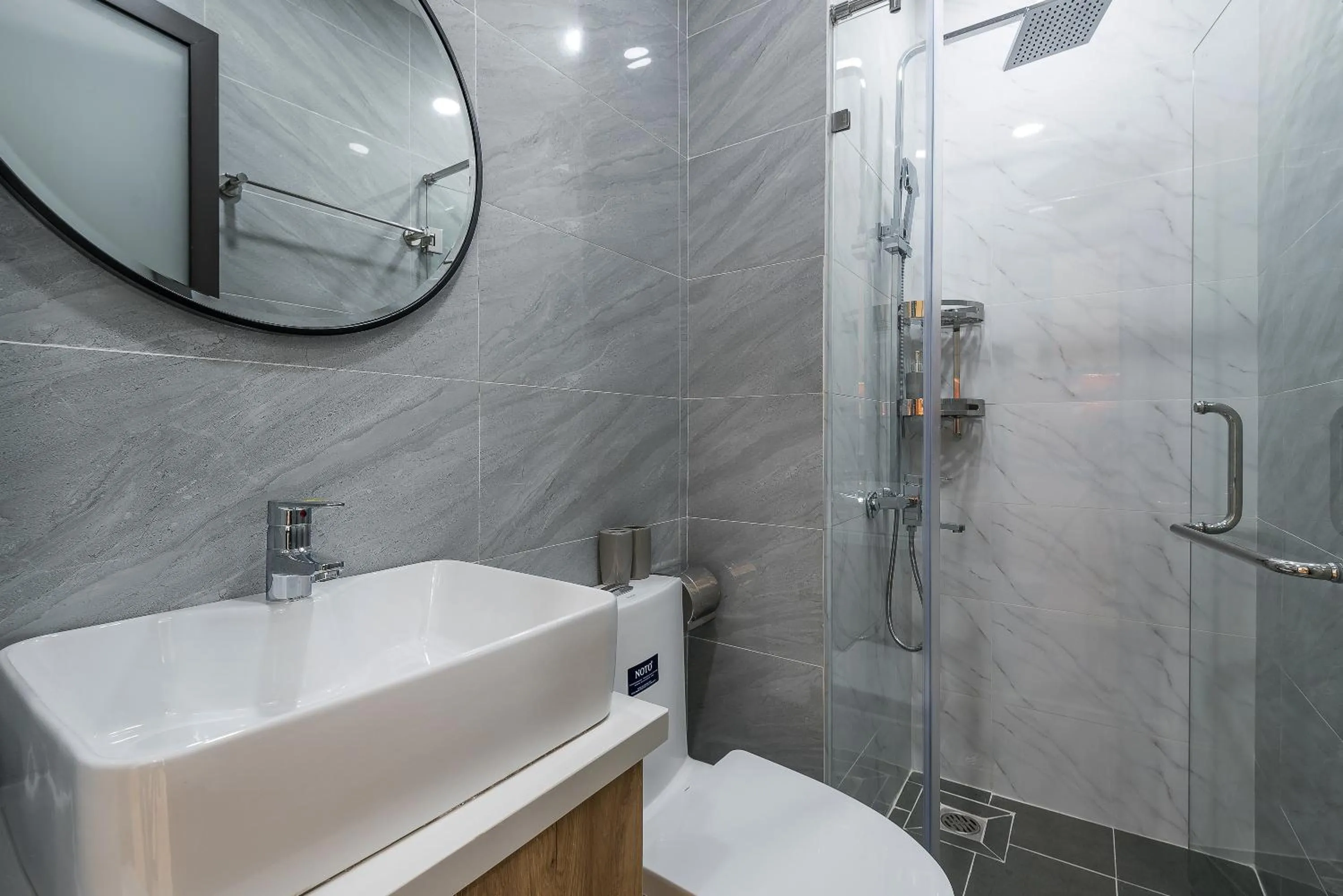 Bathroom in Cozrum Homes Ambera House