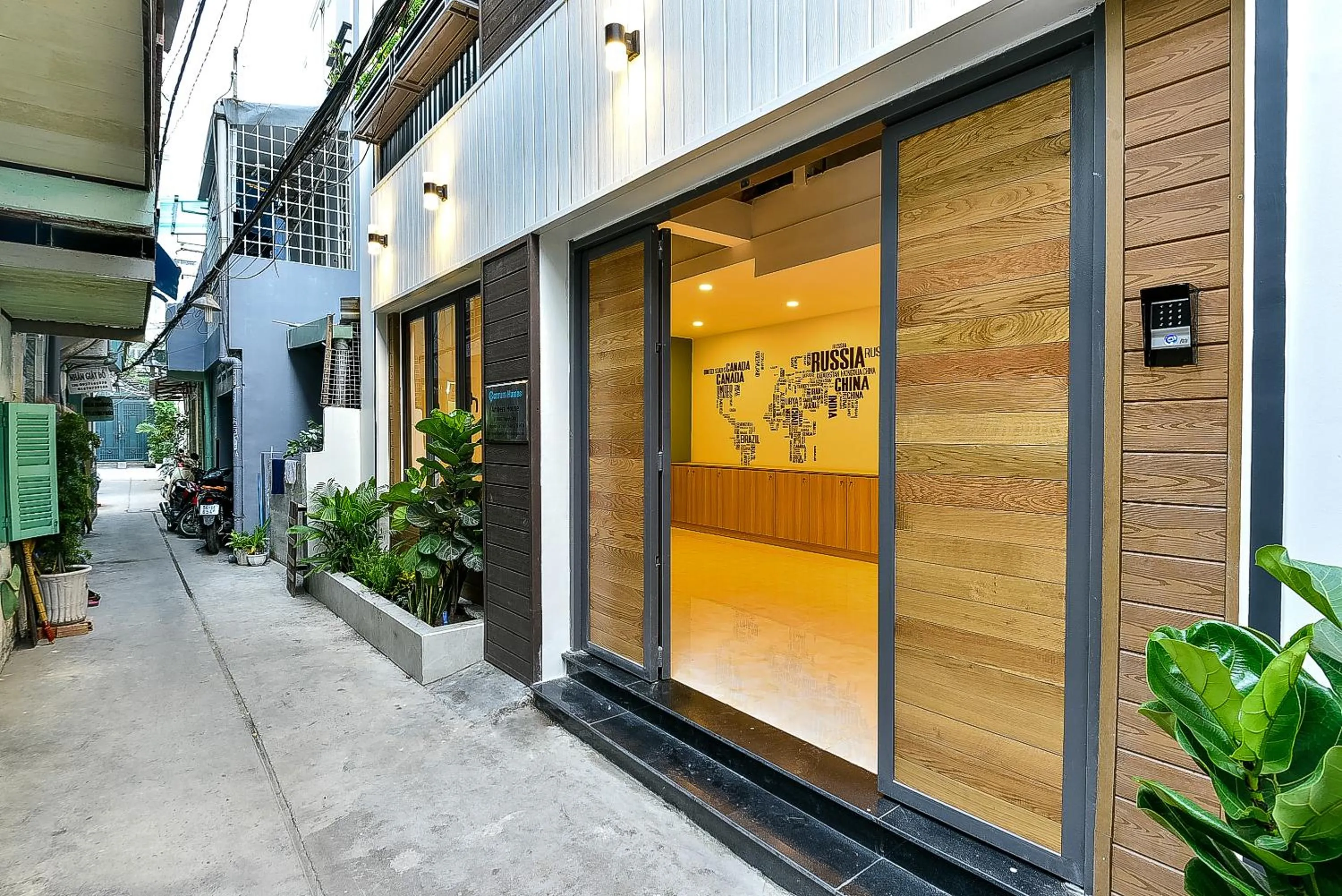 Facade/entrance in Cozrum Homes Ambera House