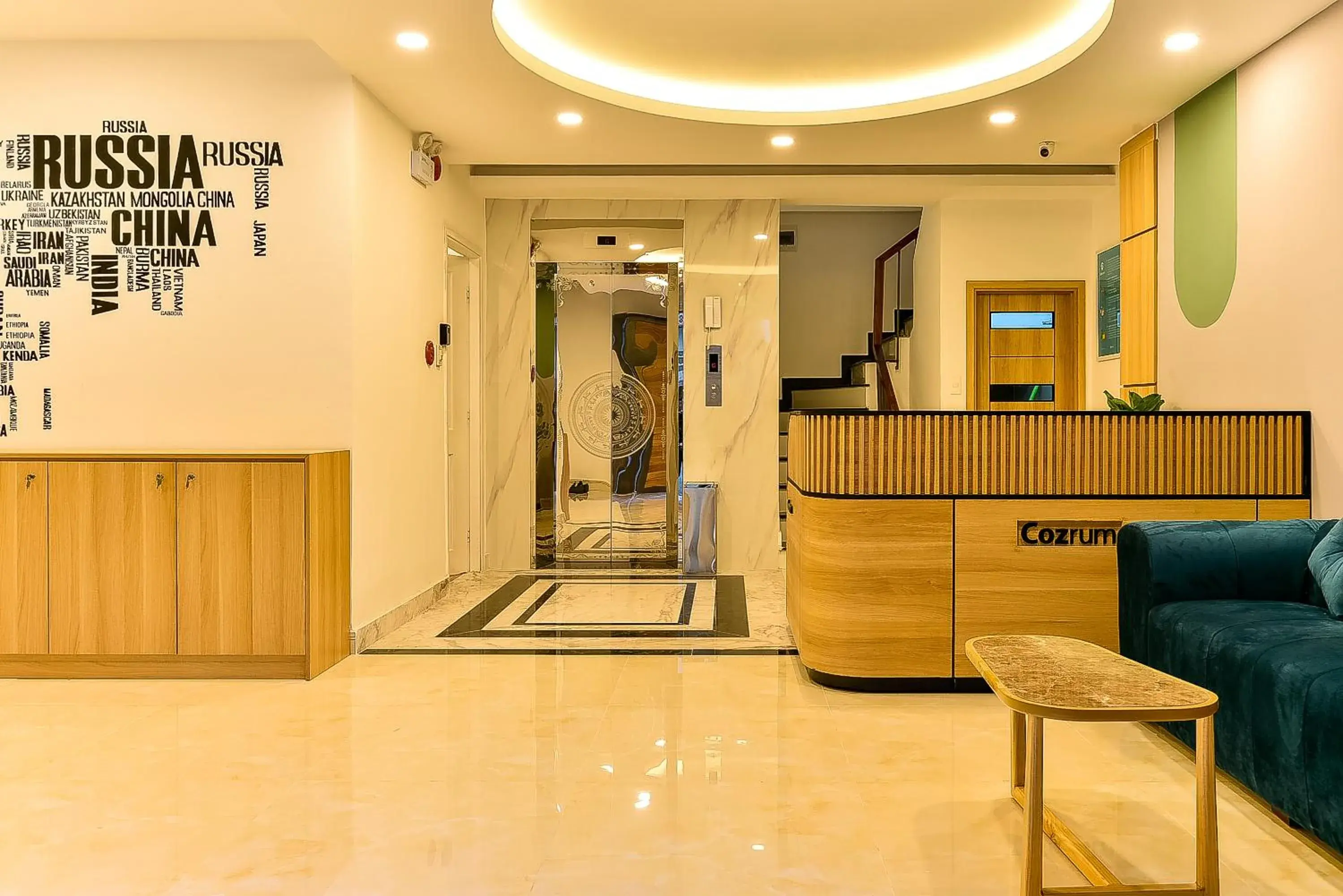 Lobby or reception in Cozrum Homes Ambera House Lobby or reception in Cozrum Homes Ambera House