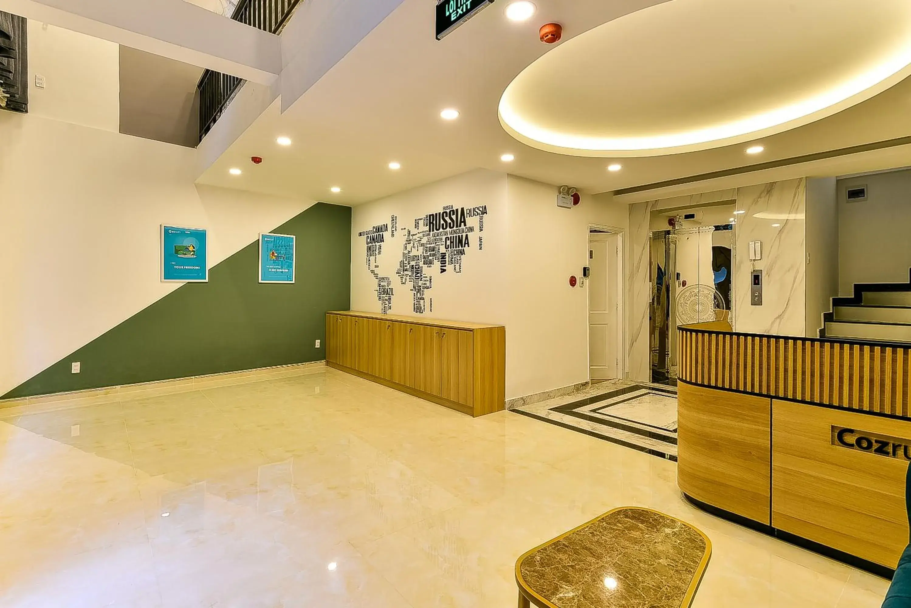 Lobby or reception in Cozrum Homes Ambera House Lobby or reception in Cozrum Homes Ambera House