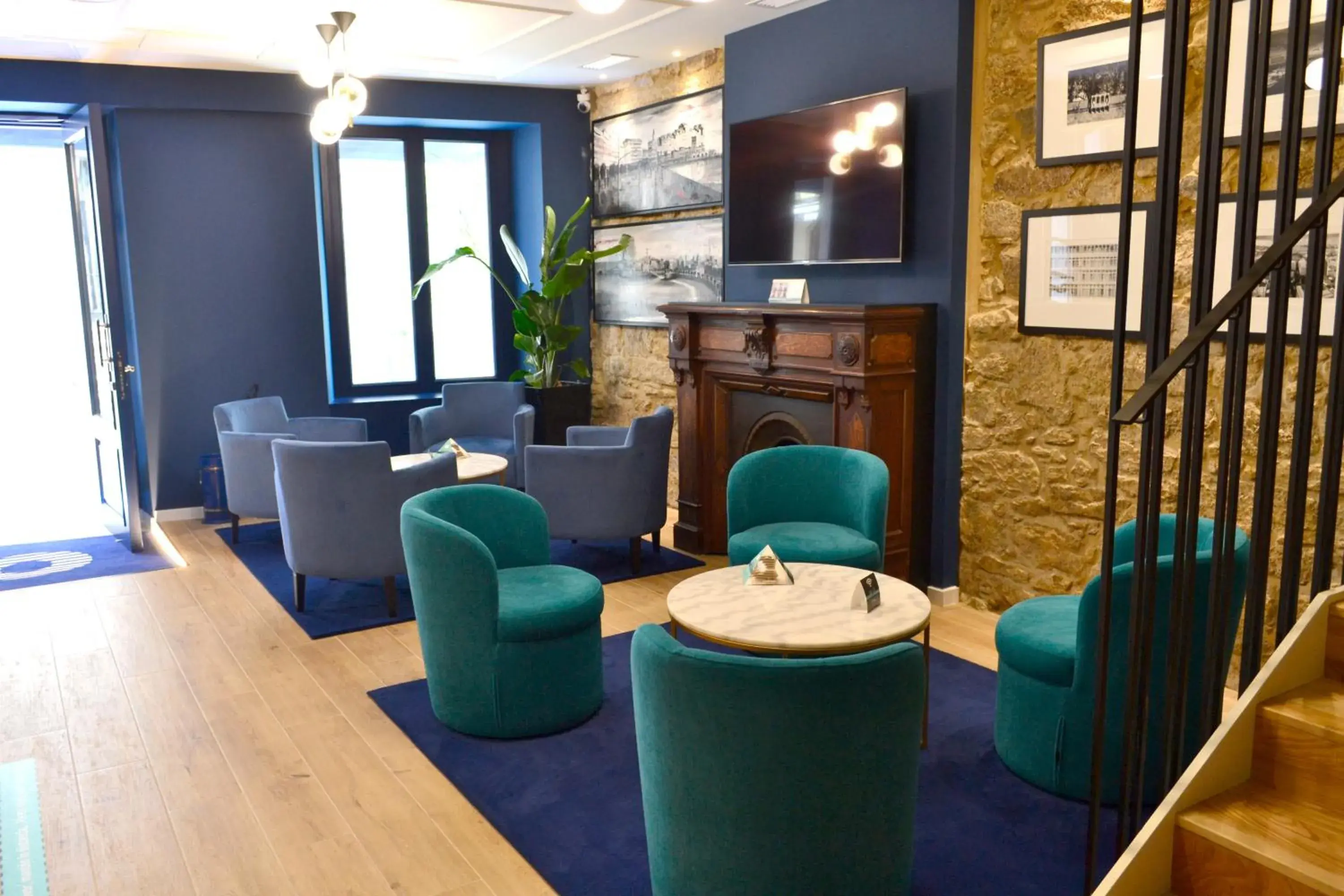 Living room in Hotel Alda Galería Coruña Living room in Hotel Alda Galería Coruña