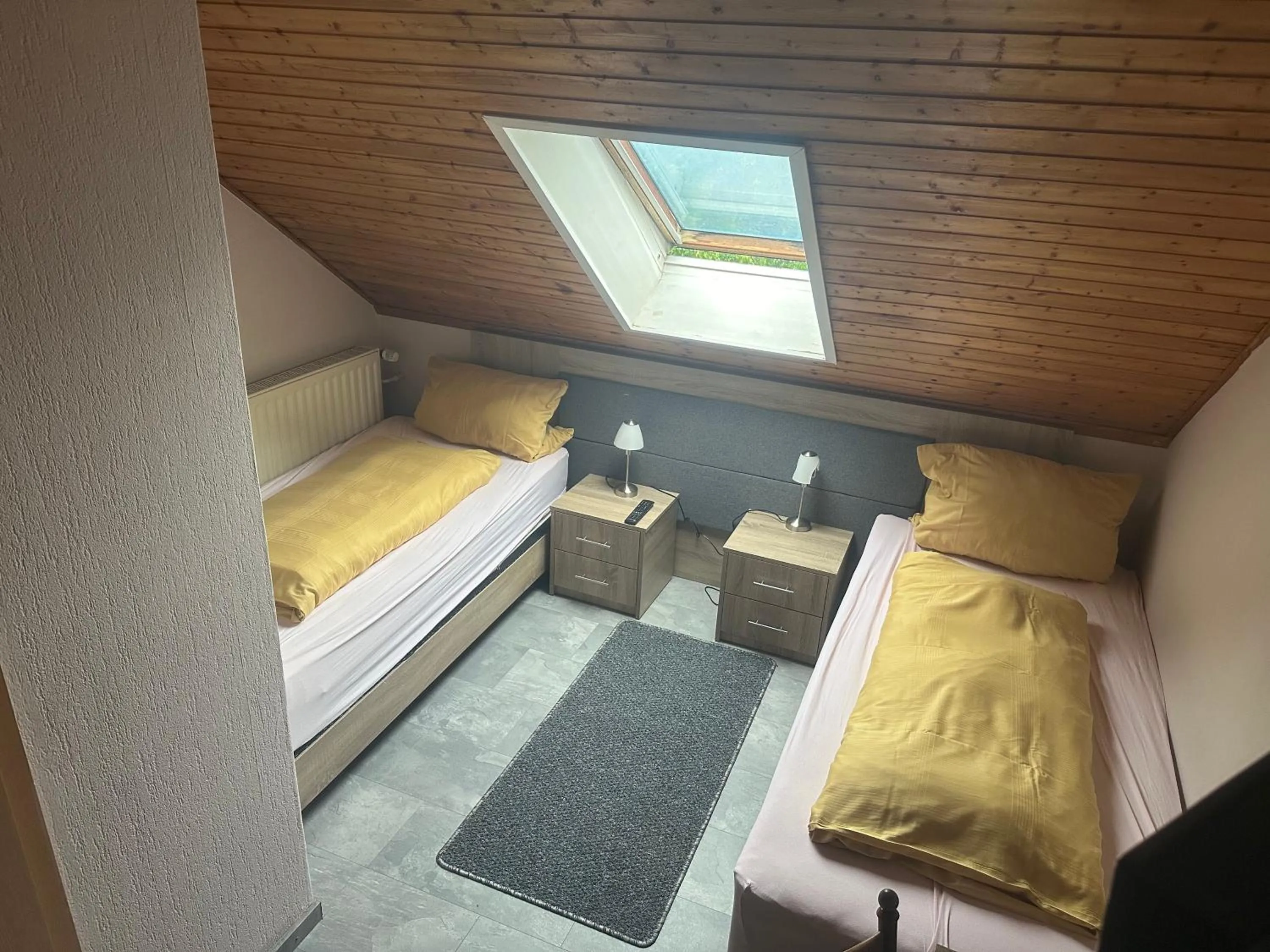 Bed in Hotel-Restaurant Olympia