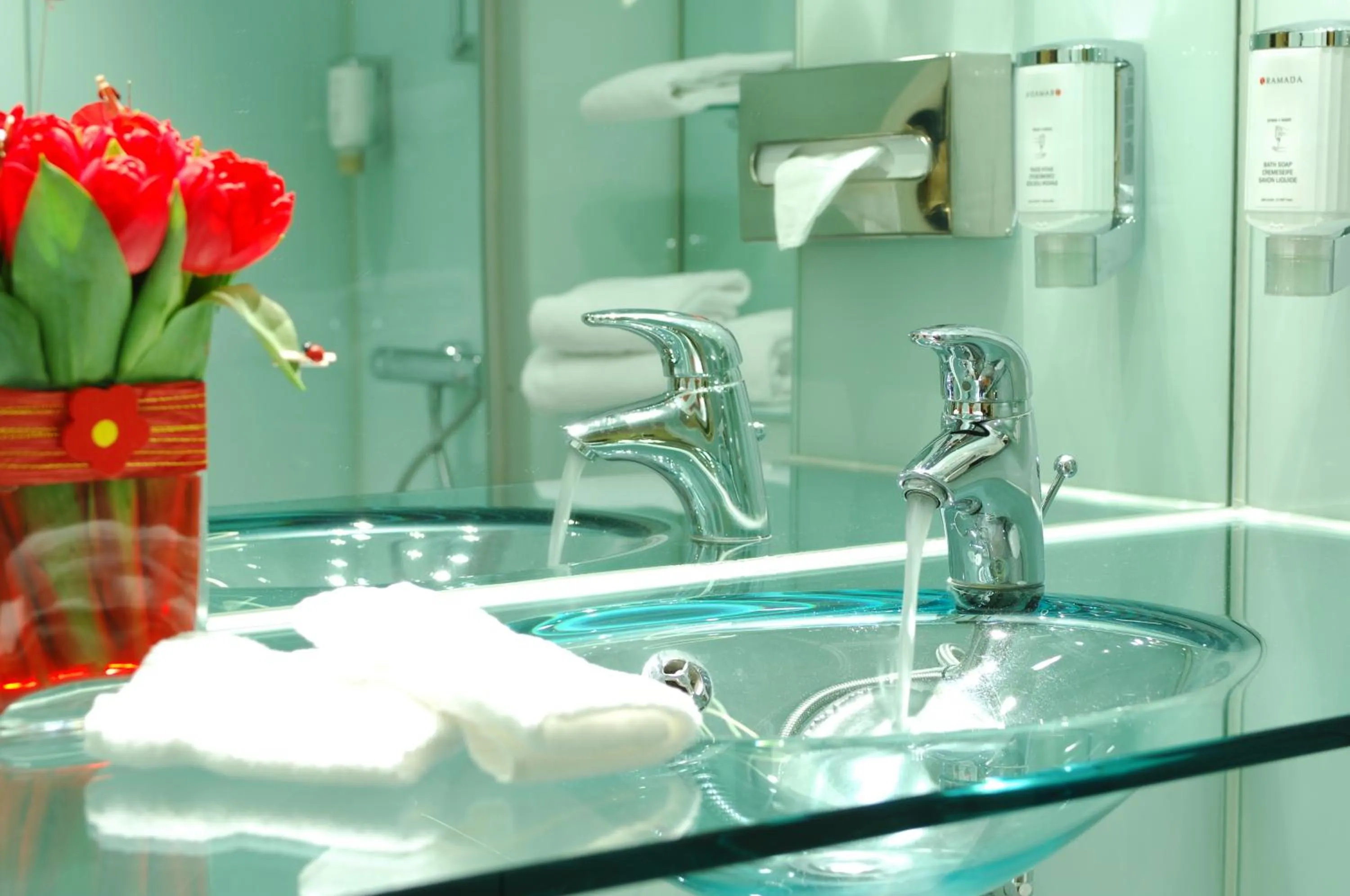 Bathroom in Ramada Encore by Wyndham Geneva