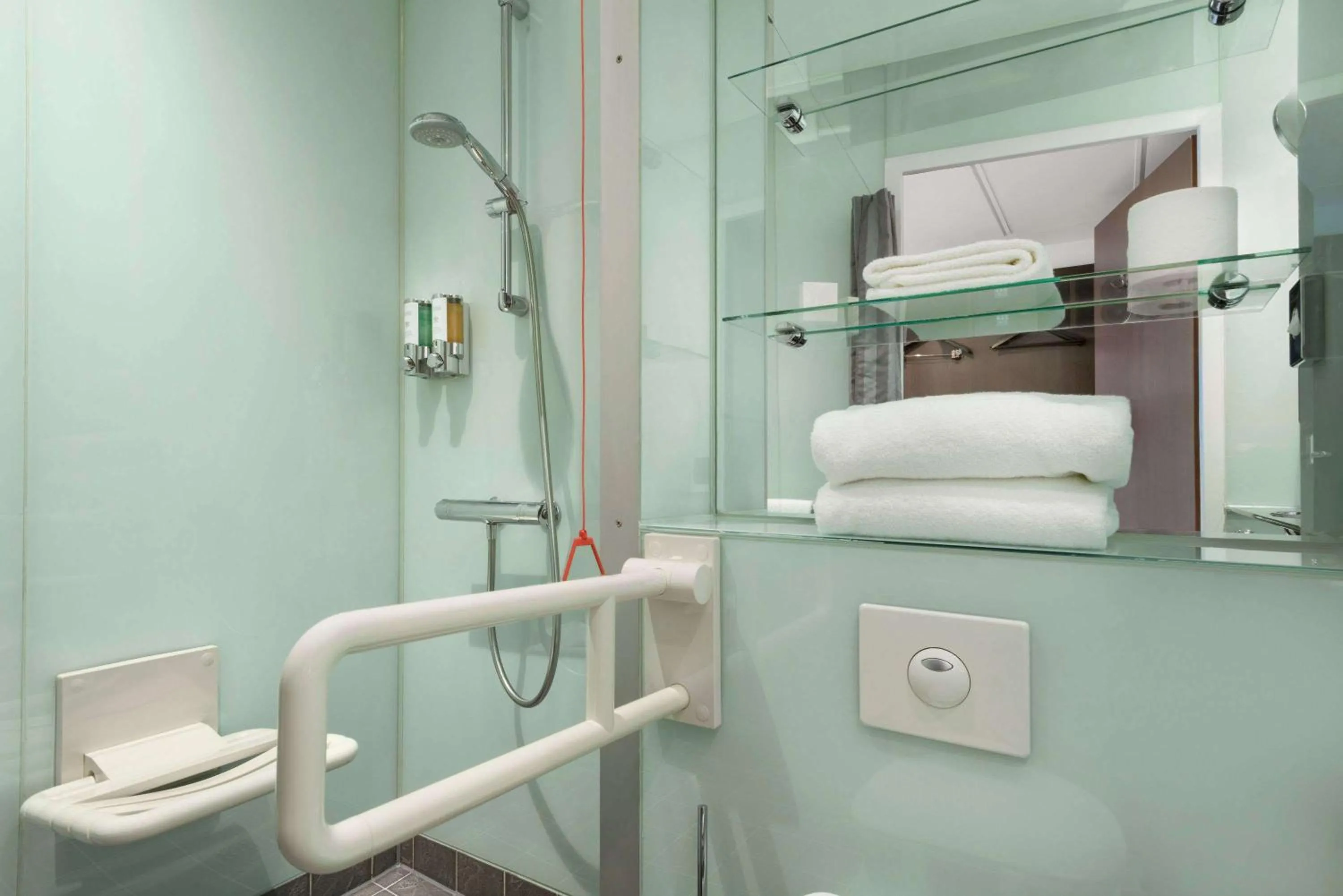 Bathroom in Ramada Encore by Wyndham Geneva