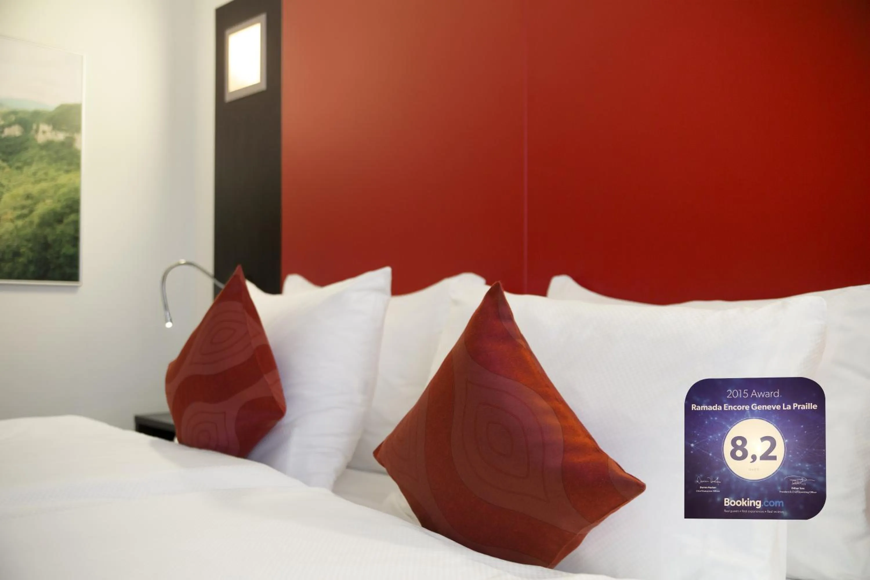 Bed in Ramada Encore by Wyndham Geneva