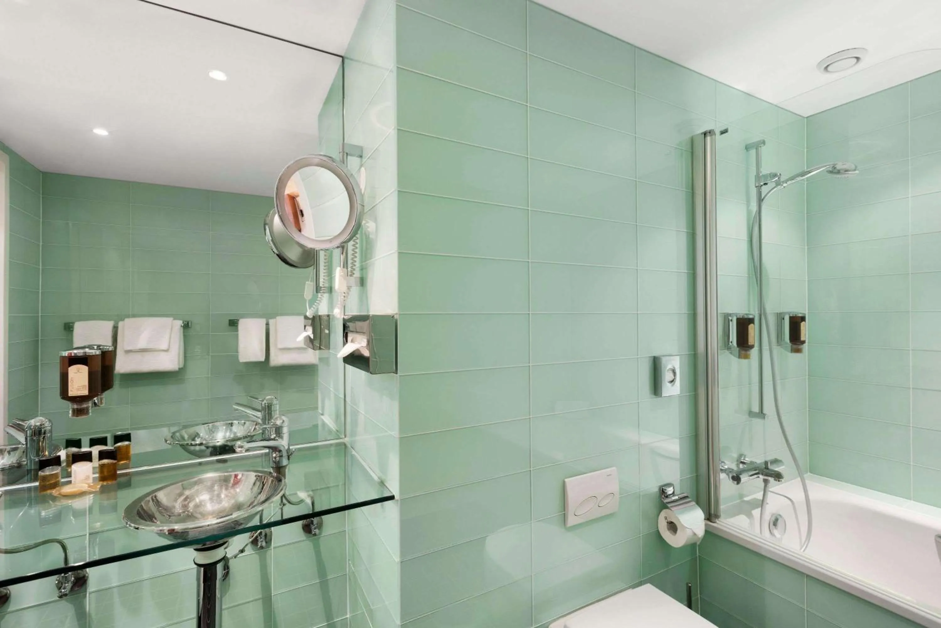 Bathroom in Ramada Encore by Wyndham Geneva