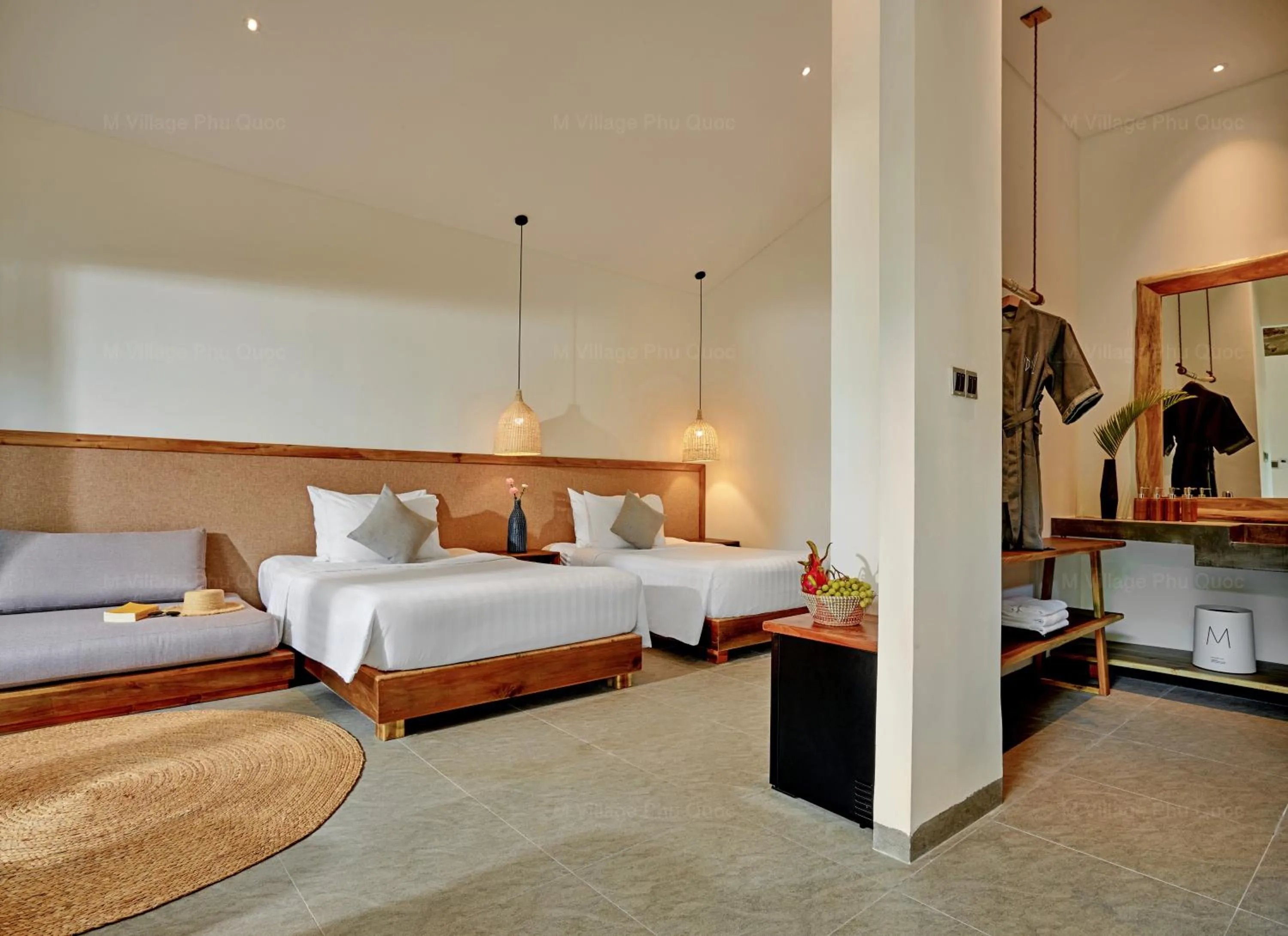 Photo of the whole room, Bed in M Village Phu Quoc