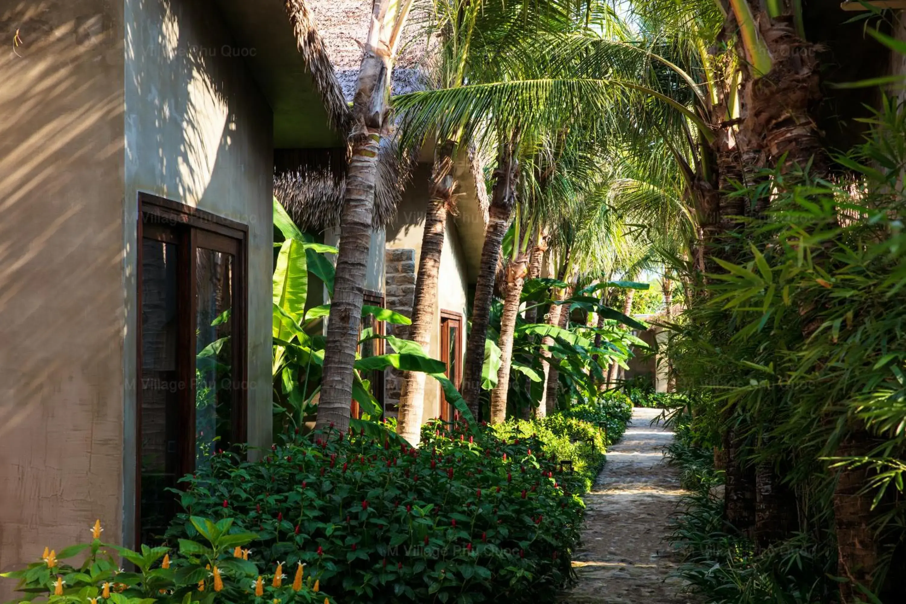 Facade/entrance in M Village Phu Quoc Facade/entrance in M Village Phu Quoc