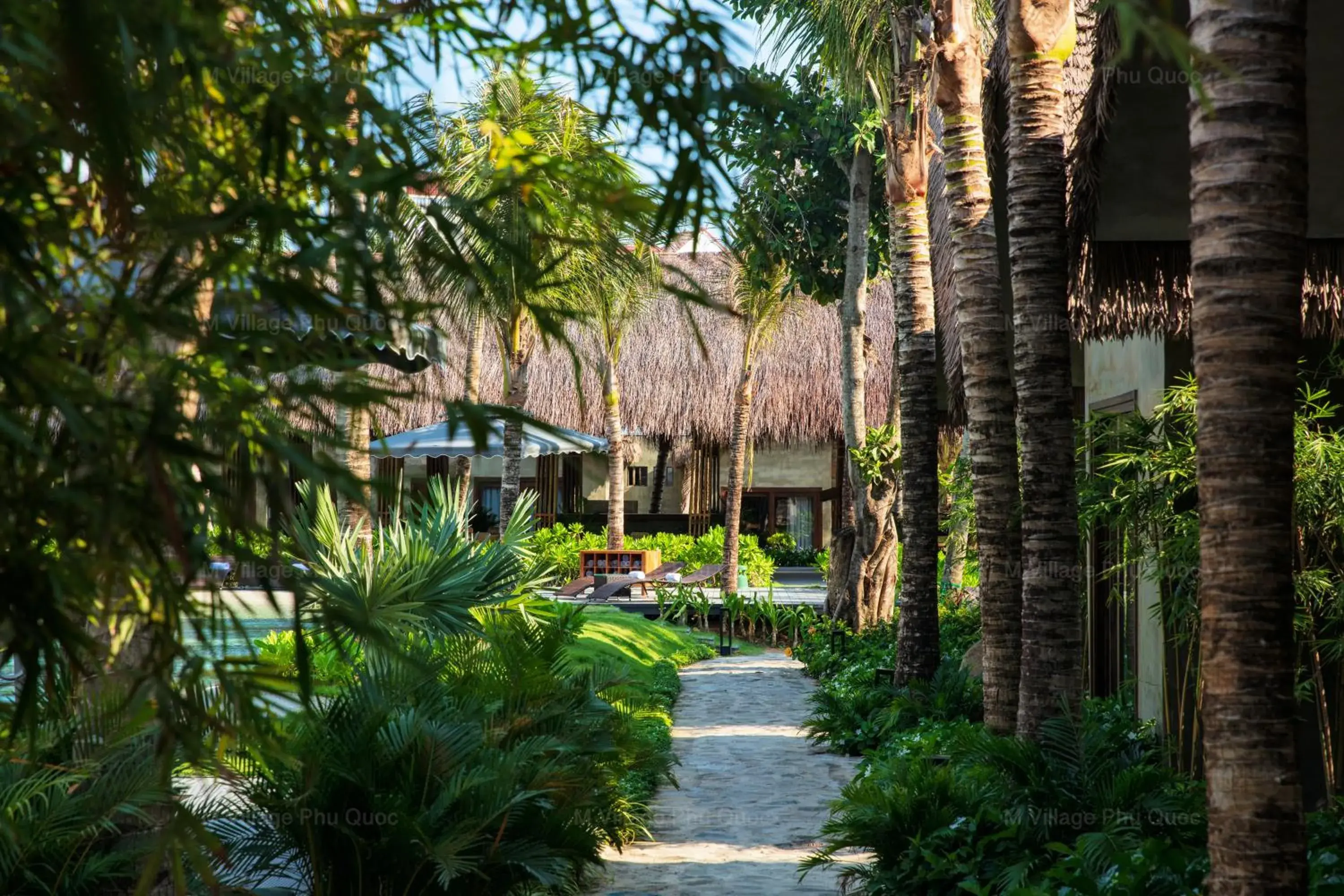 Facade/entrance in M Village Phu Quoc Facade/entrance in M Village Phu Quoc