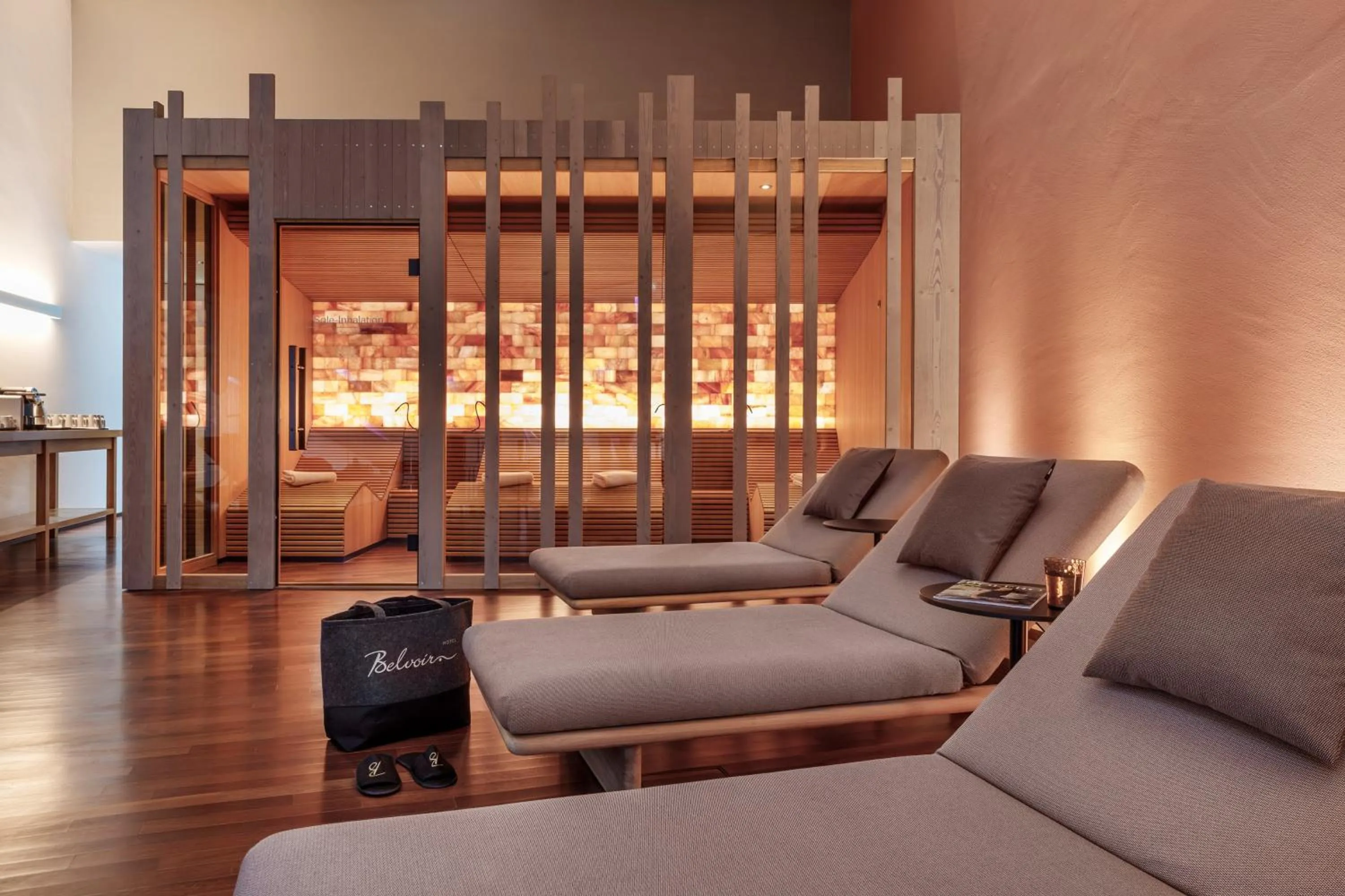 Sauna in Hotel Belvoir Lake View & Spa