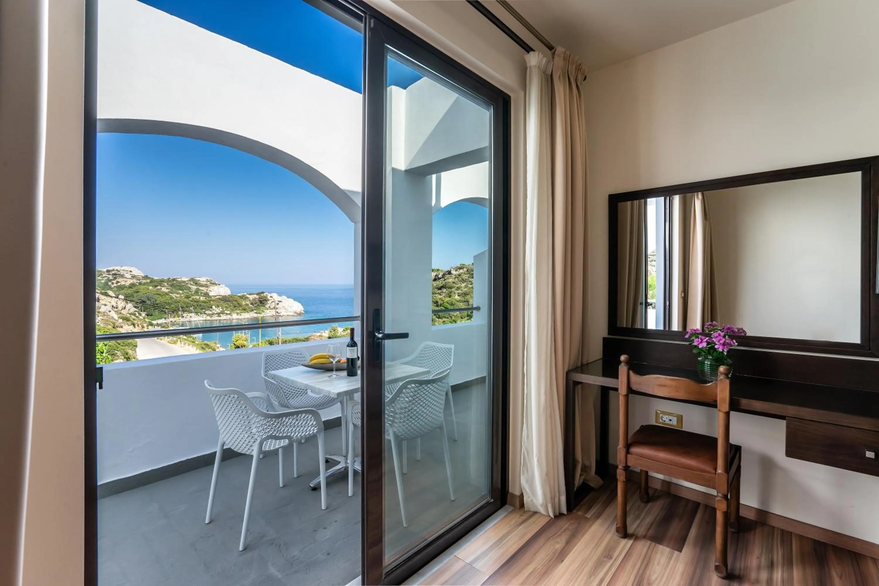 Balcony/Terrace in Ladiko Suites - Faliraki