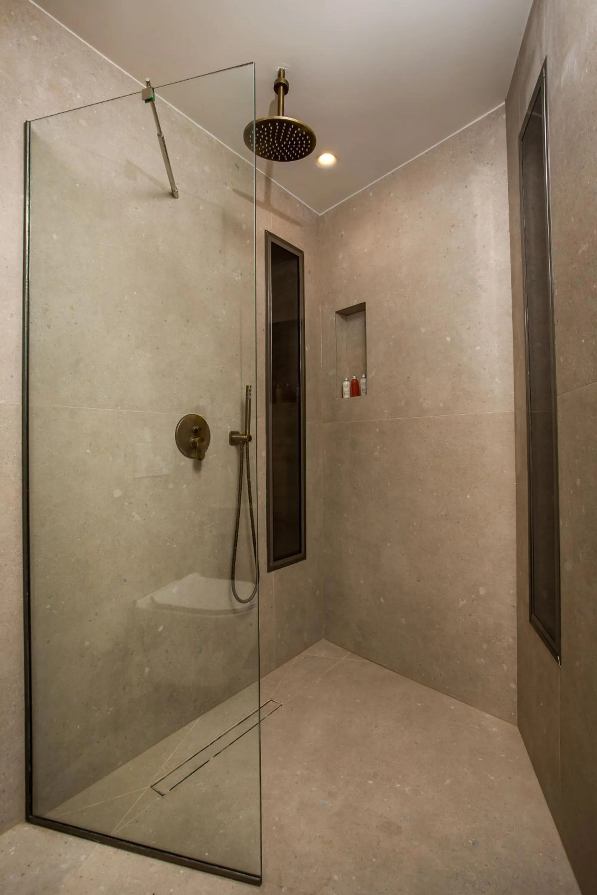 Shower in Ladiko Suites - Faliraki