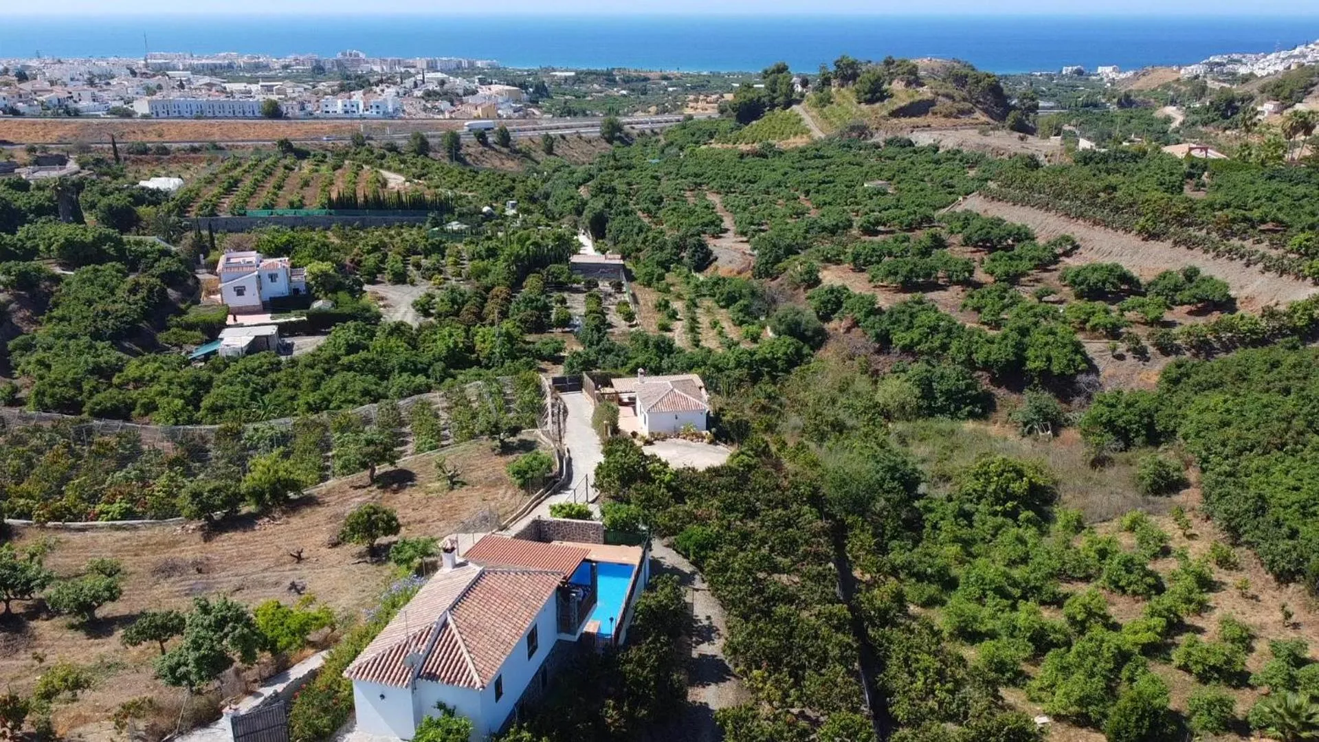 Bird's eye view in Villa Vistamar - private pool