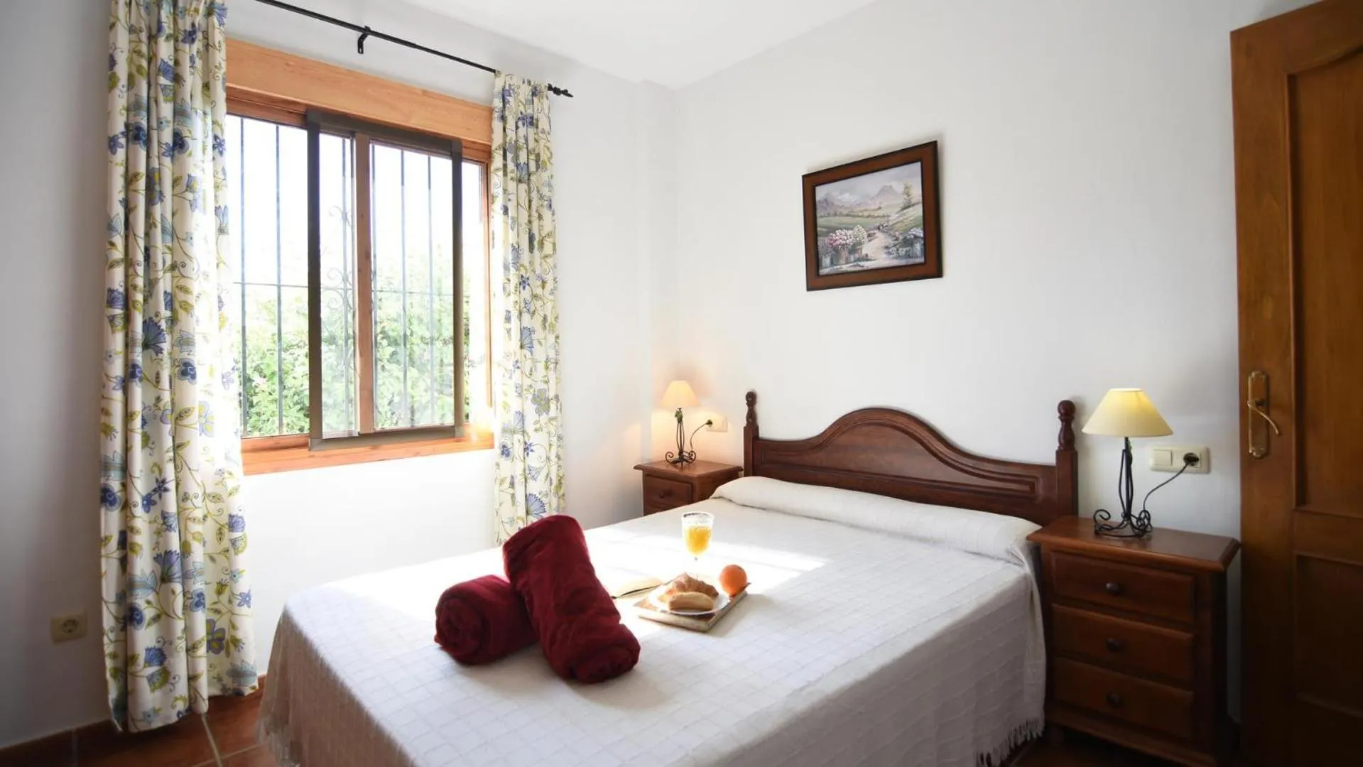 Bedroom, Bed in Villa Vistamar - private pool