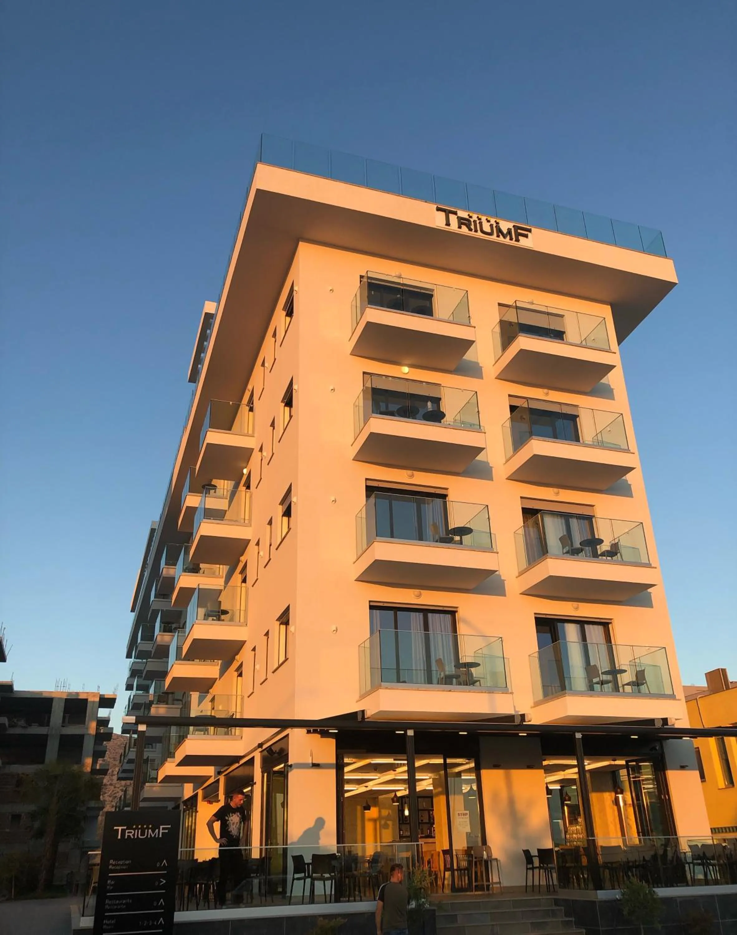 Property building in Hotel Triumf Shengjin