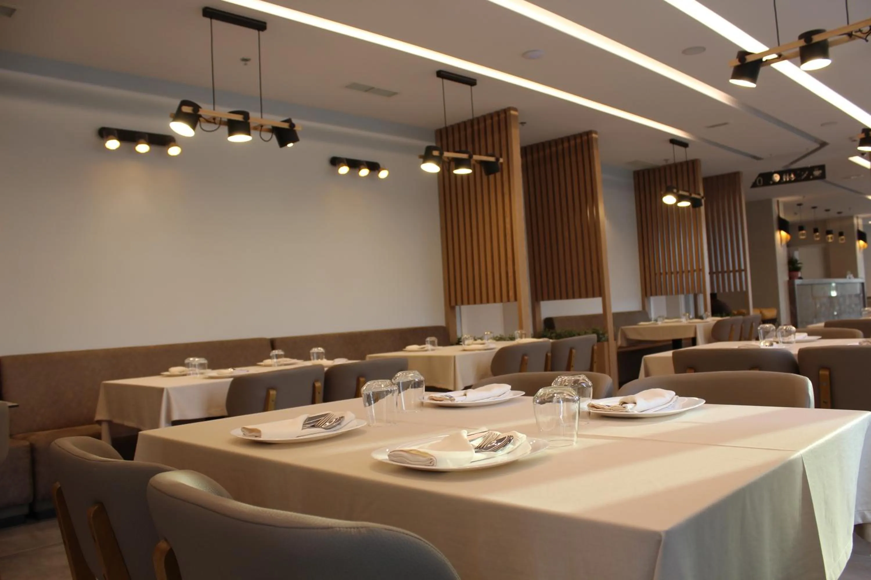 Restaurant/places to eat in Hotel Triumf Shengjin