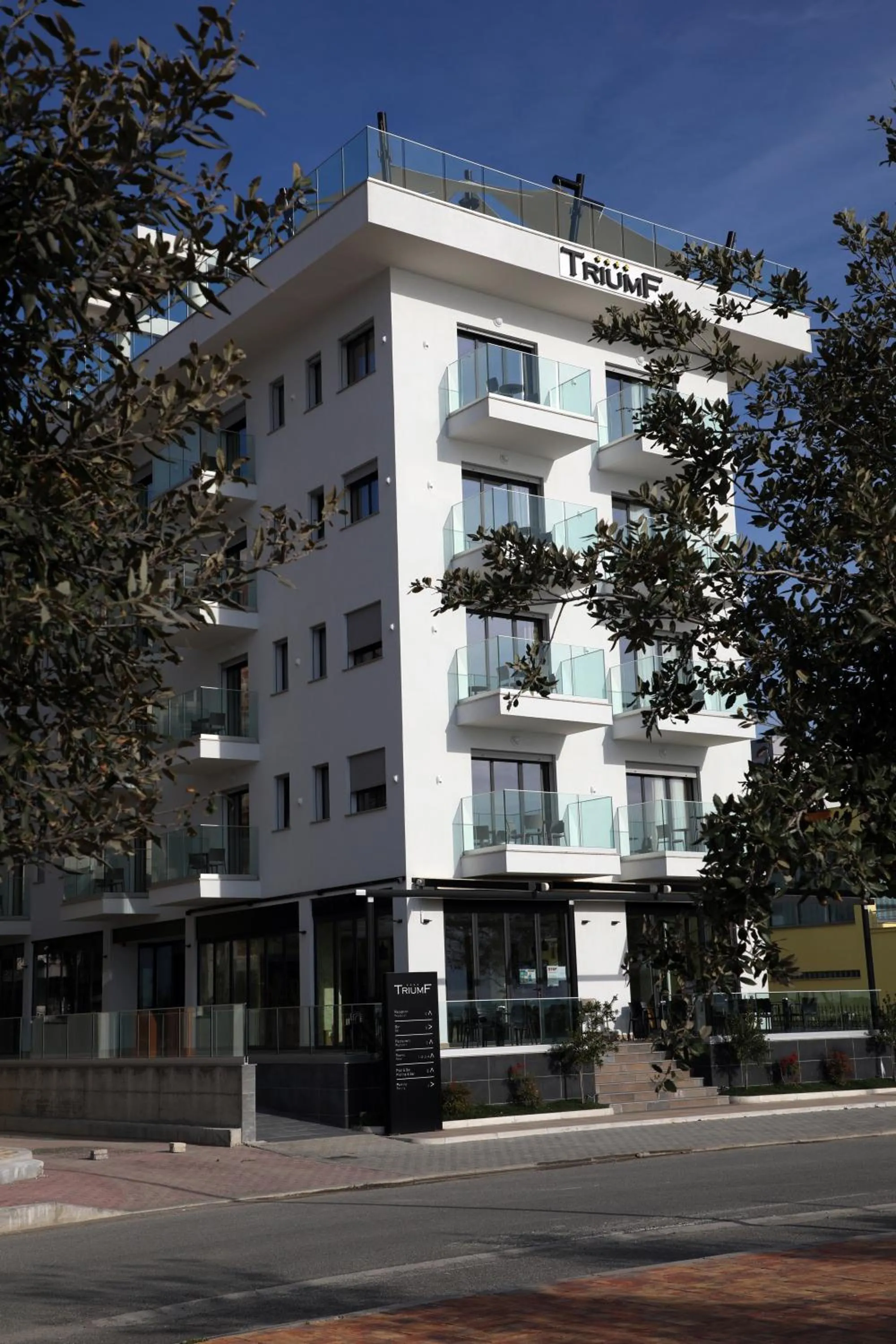 Property building in Hotel Triumf Shengjin