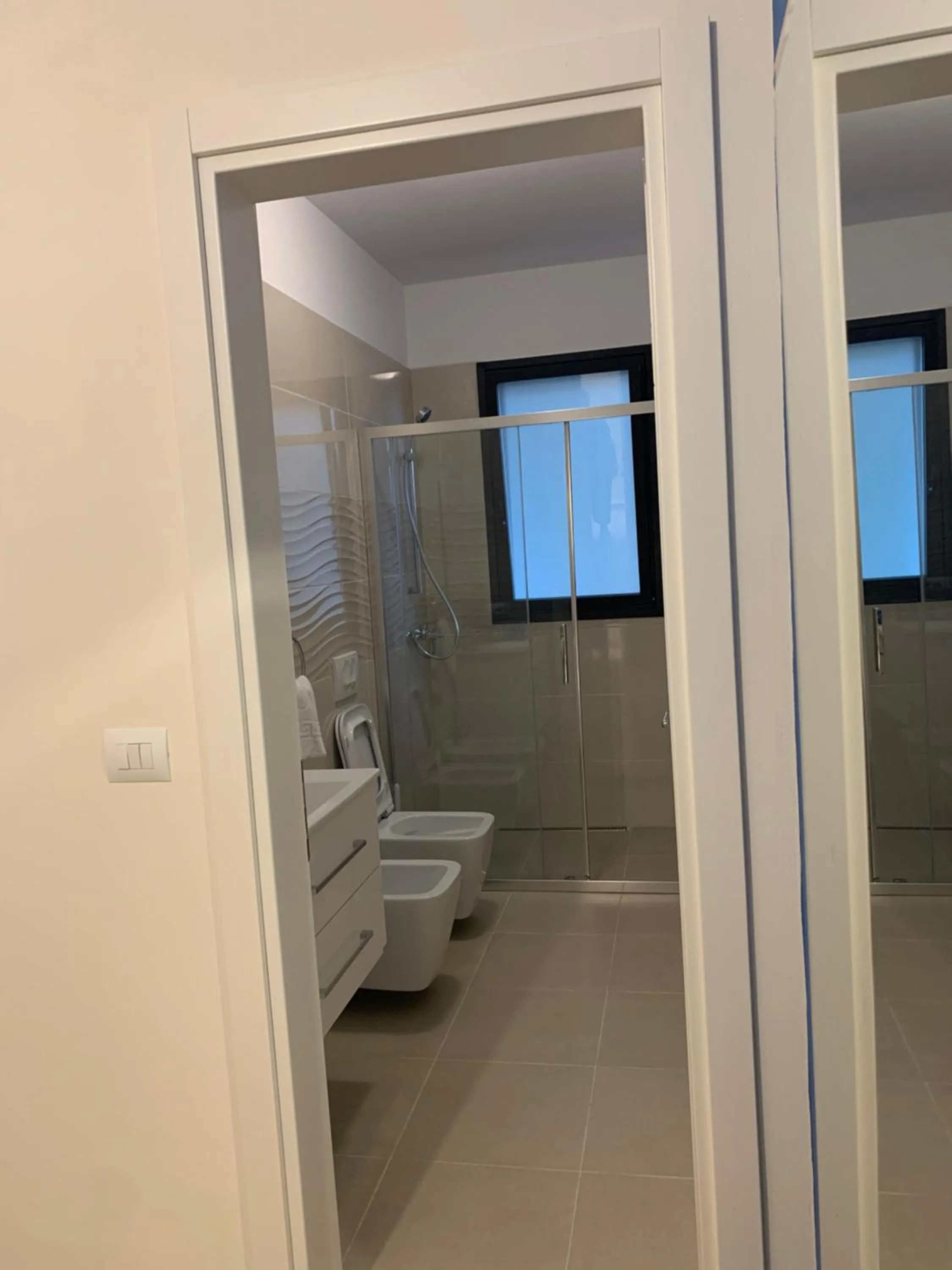 Bathroom in Hotel Triumf Shengjin