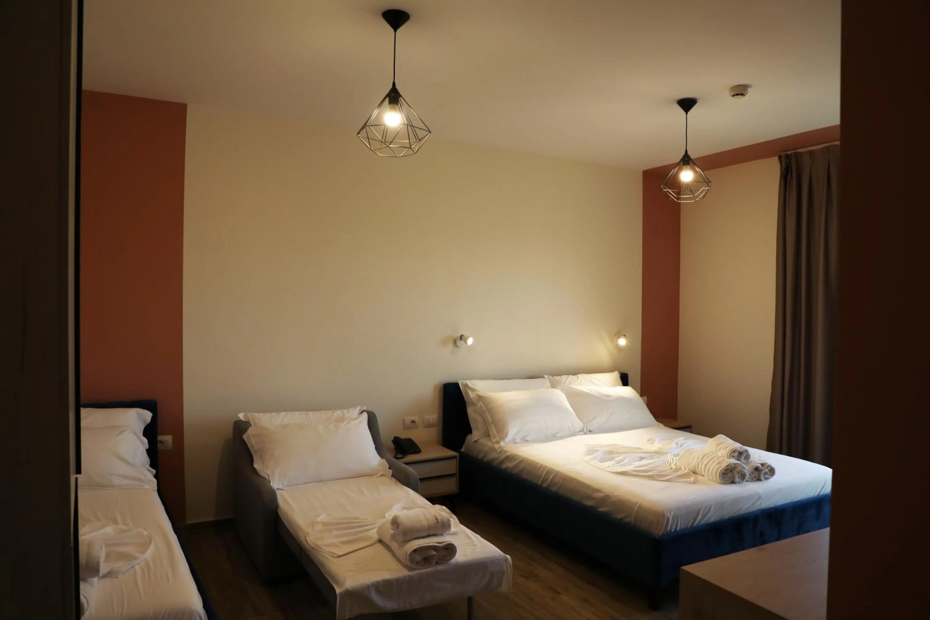 Bedroom, Bed in Hotel Triumf Shengjin
