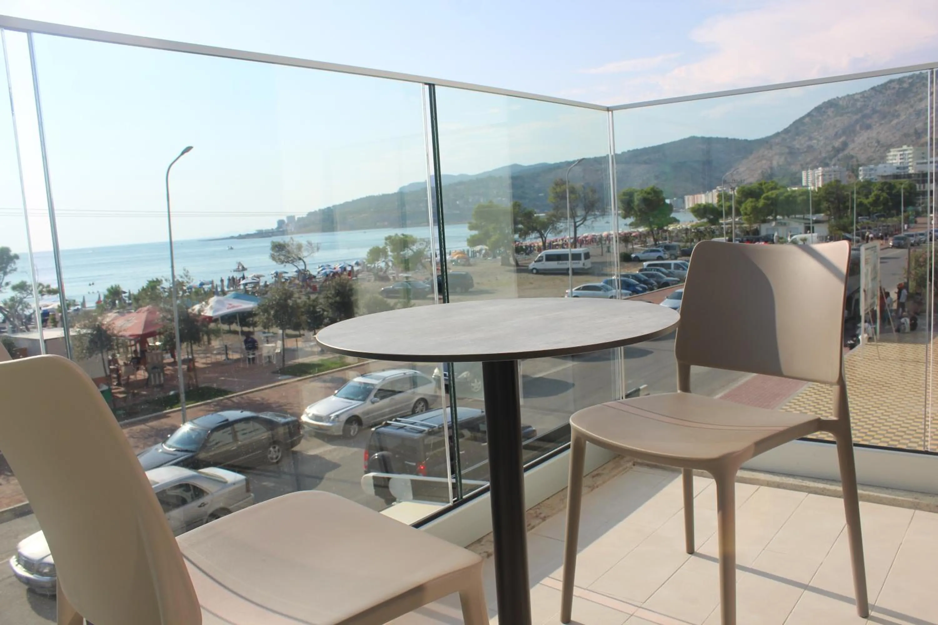 Balcony/Terrace in Hotel Triumf Shengjin