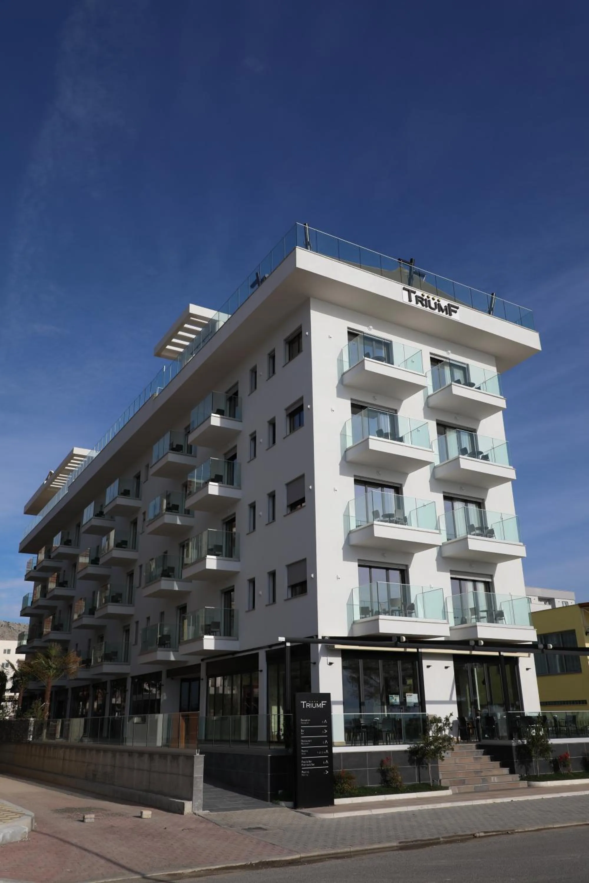 Property building in Hotel Triumf Shengjin