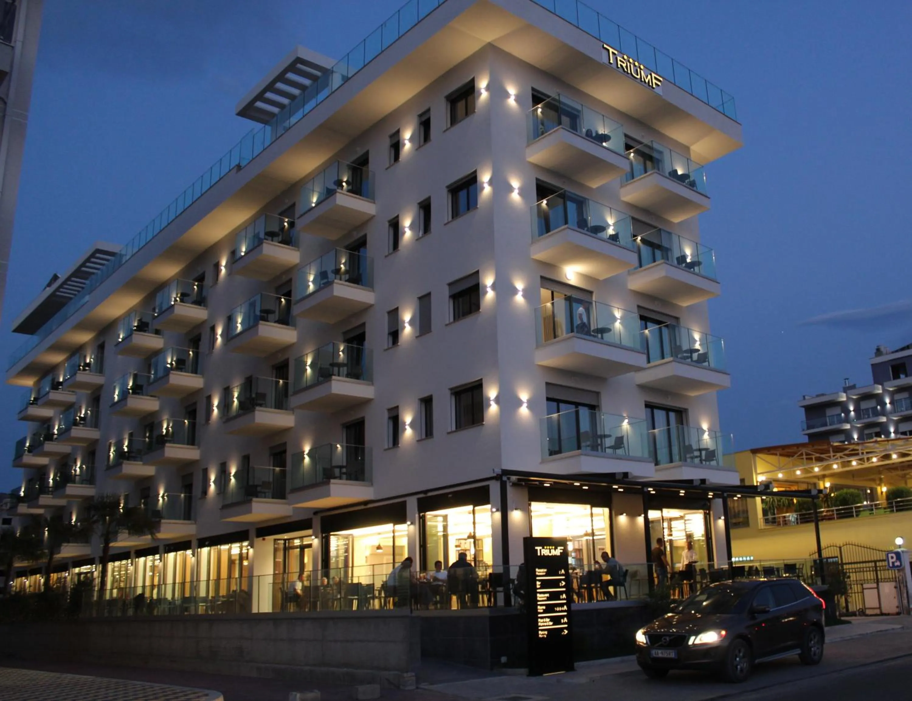Property building in Hotel Triumf Shengjin