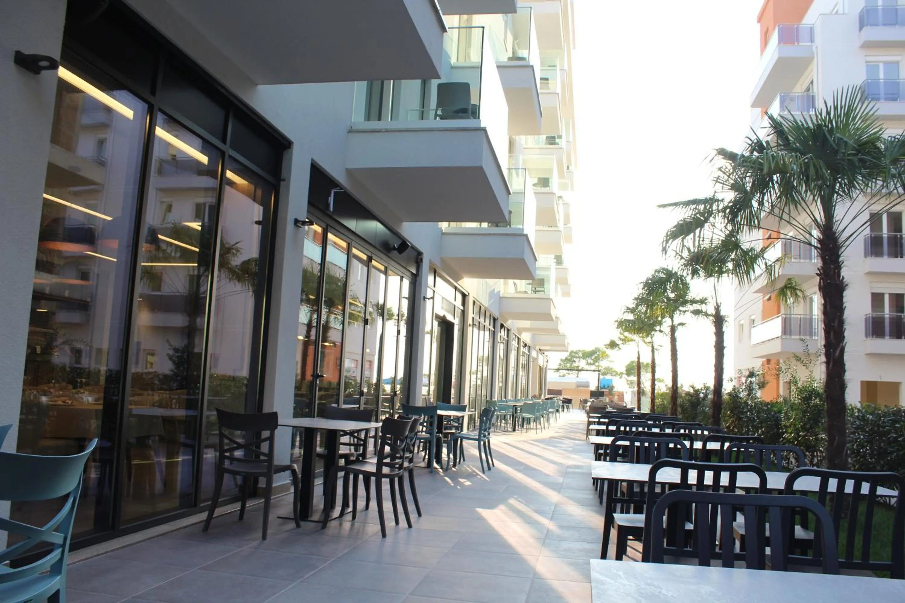 Restaurant/places to eat in Hotel Triumf Shengjin