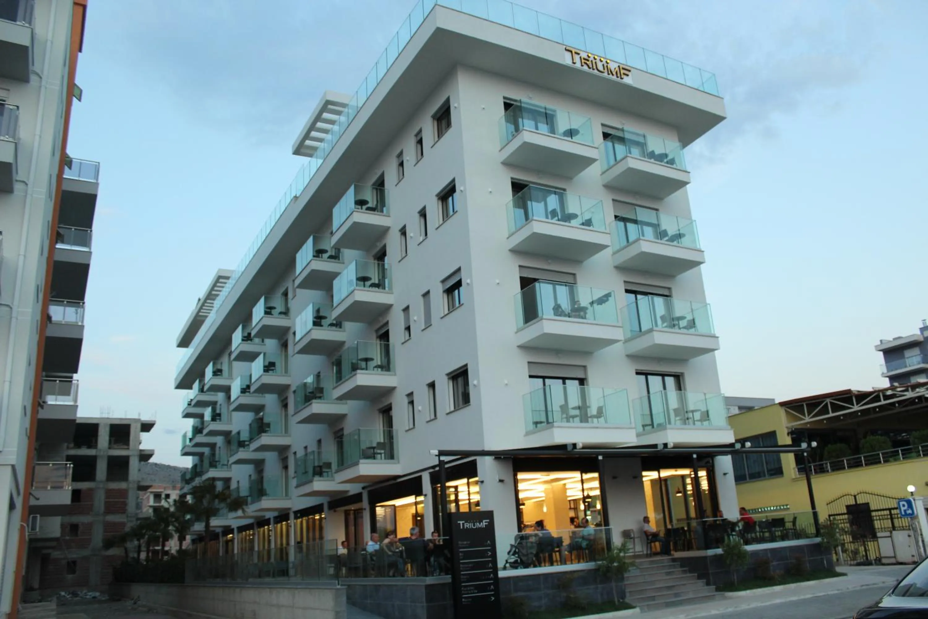 Property building in Hotel Triumf Shengjin