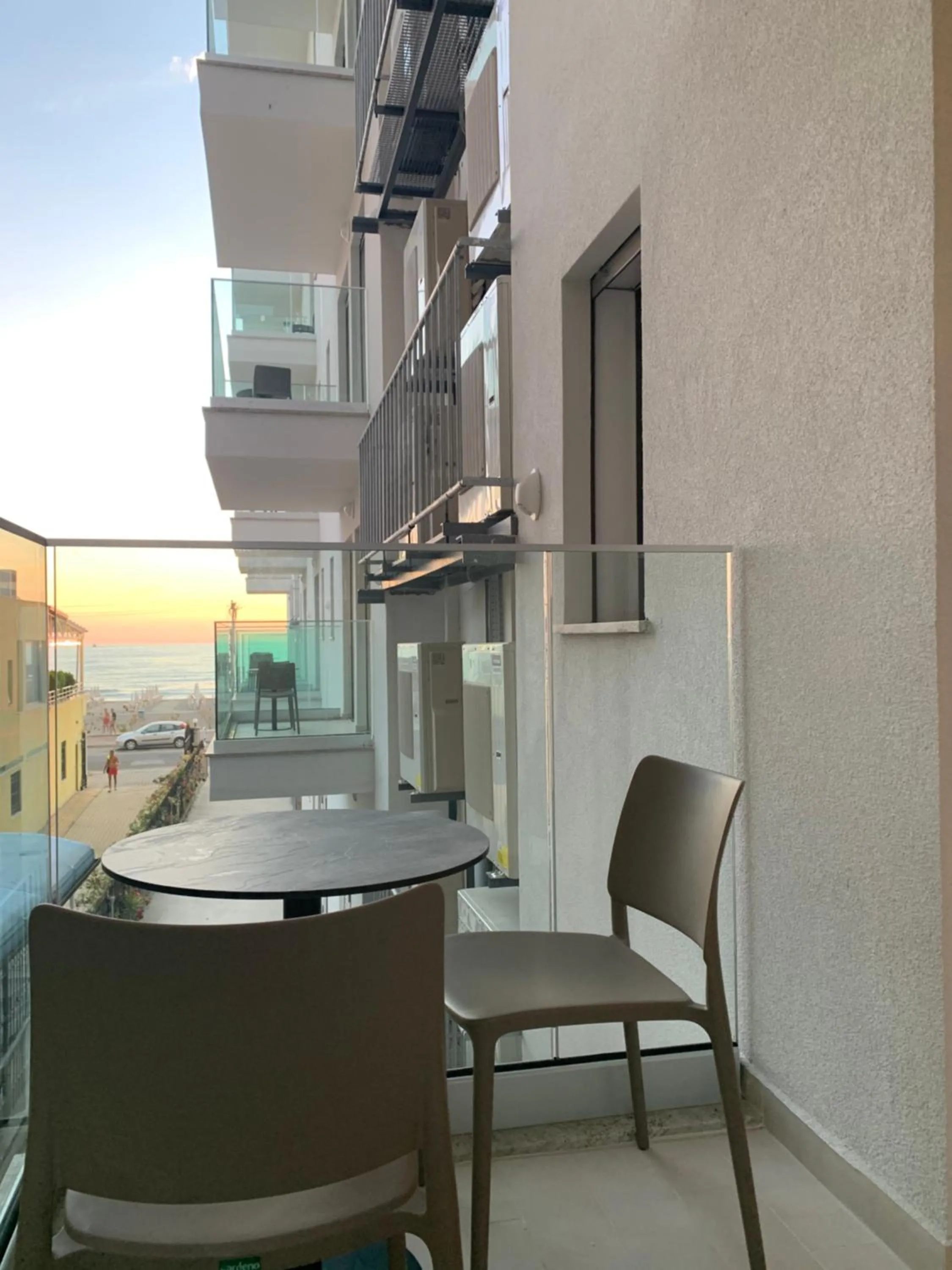 Balcony/Terrace in Hotel Triumf Shengjin