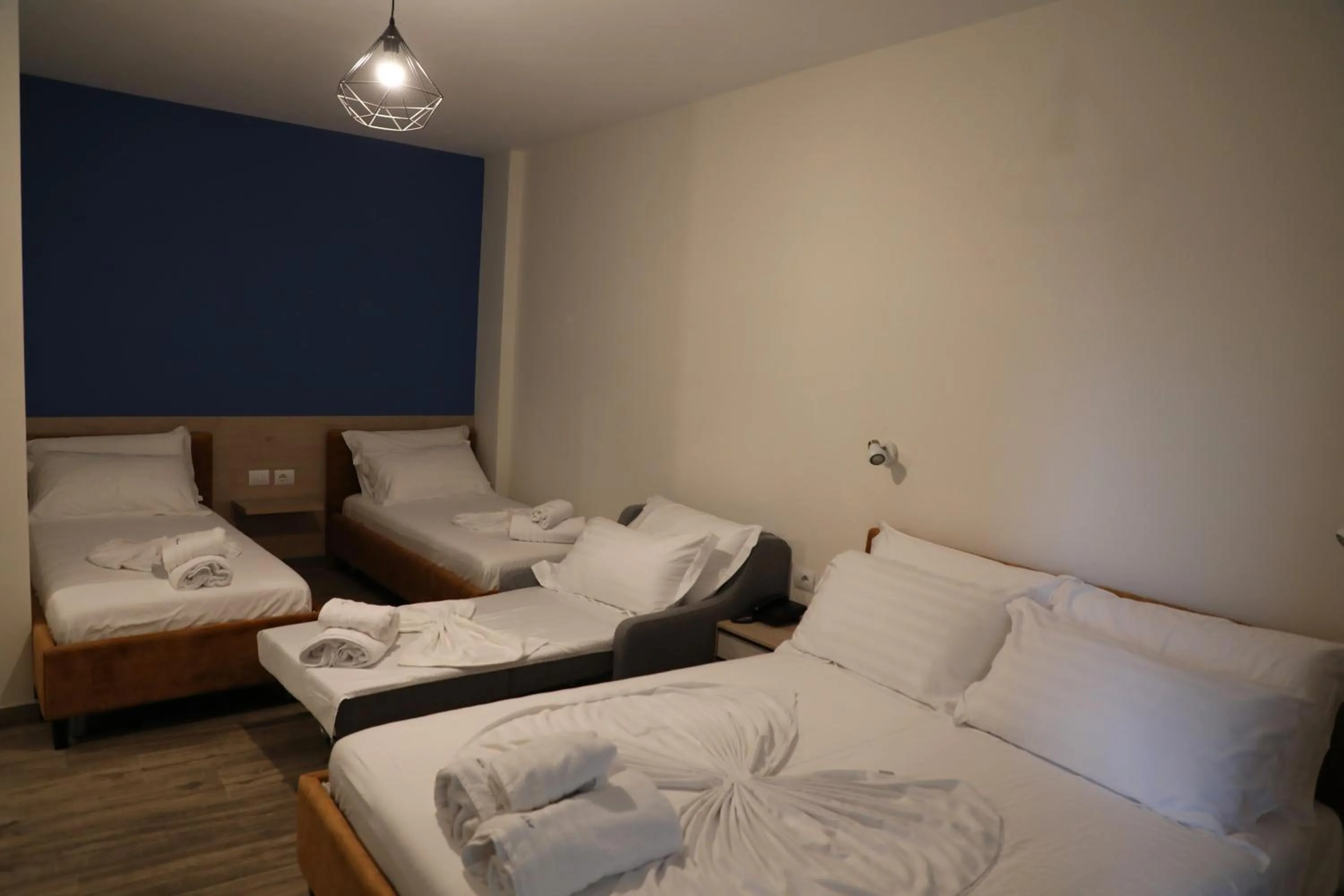 Bedroom, Bed in Hotel Triumf Shengjin