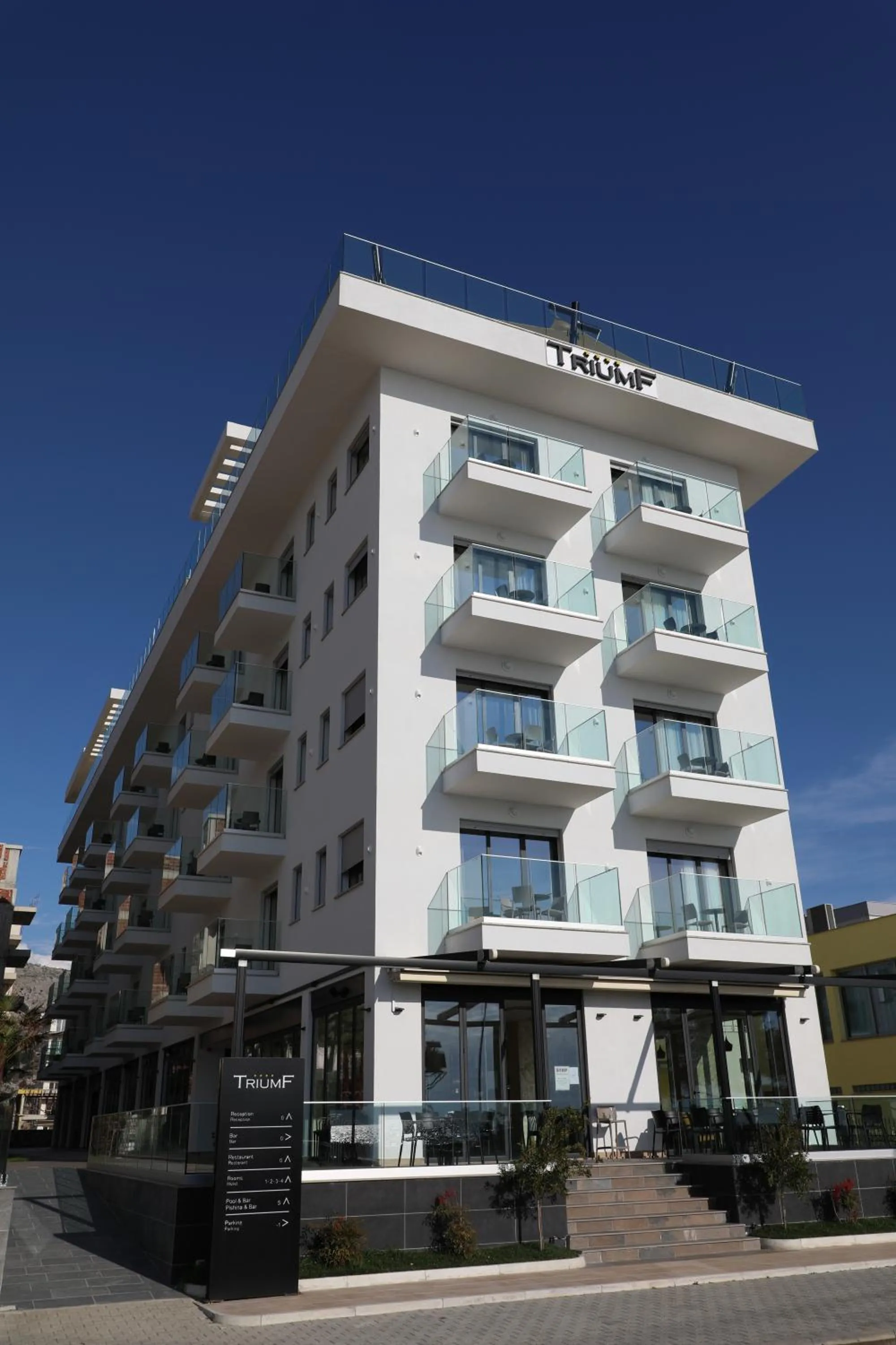 Property building in Hotel Triumf Shengjin