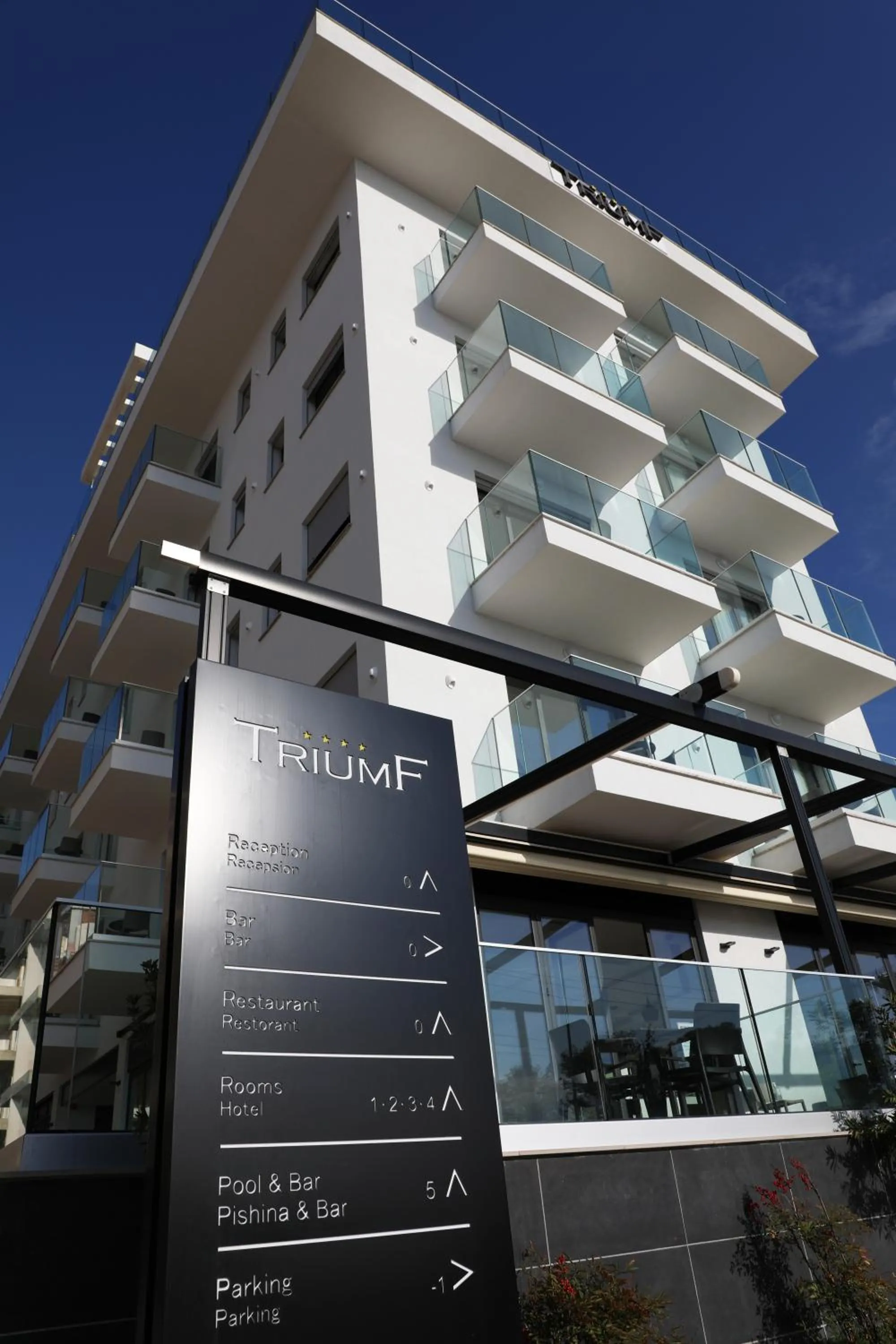 Property building in Hotel Triumf Shengjin