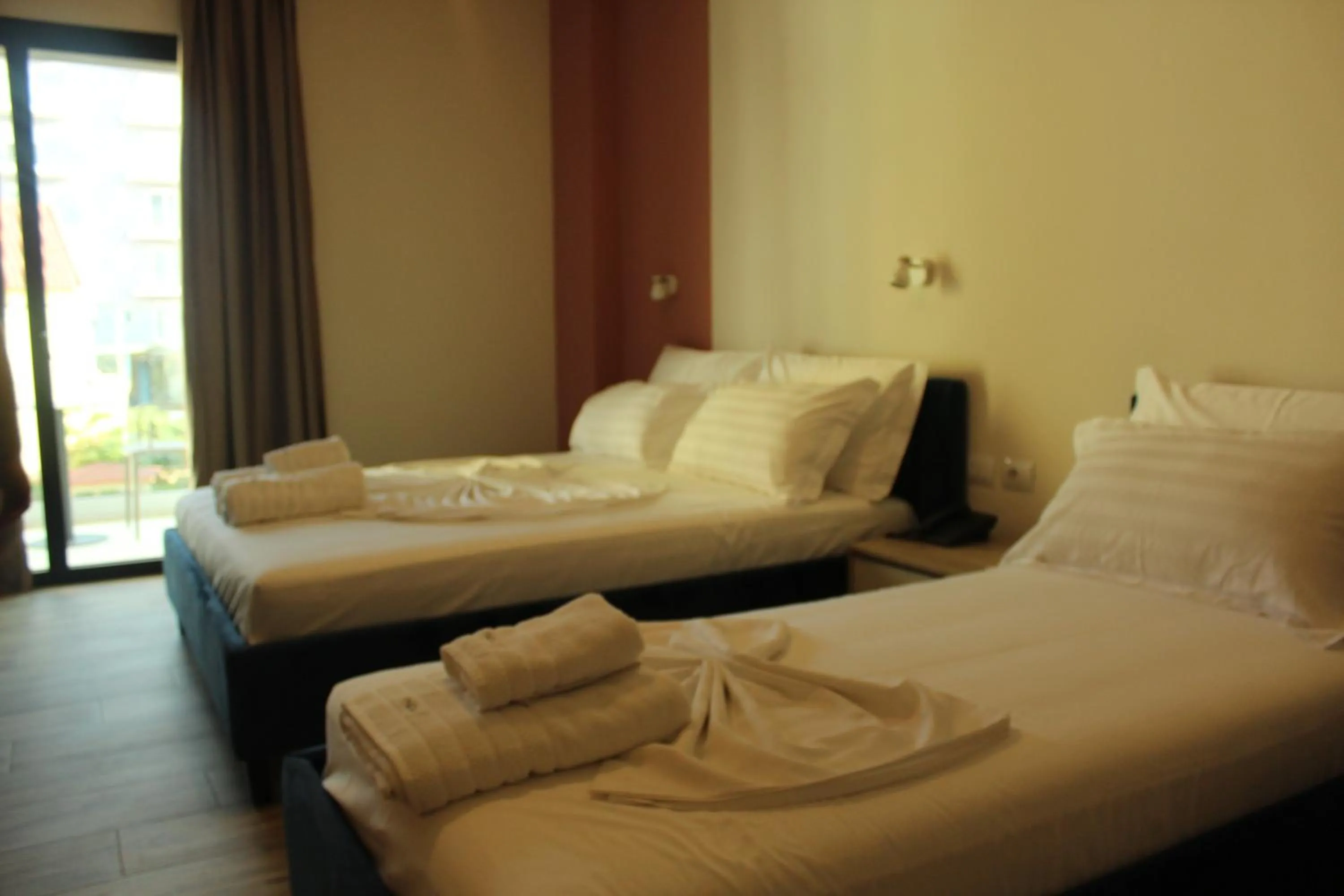 Bedroom, Bed in Hotel Triumf Shengjin